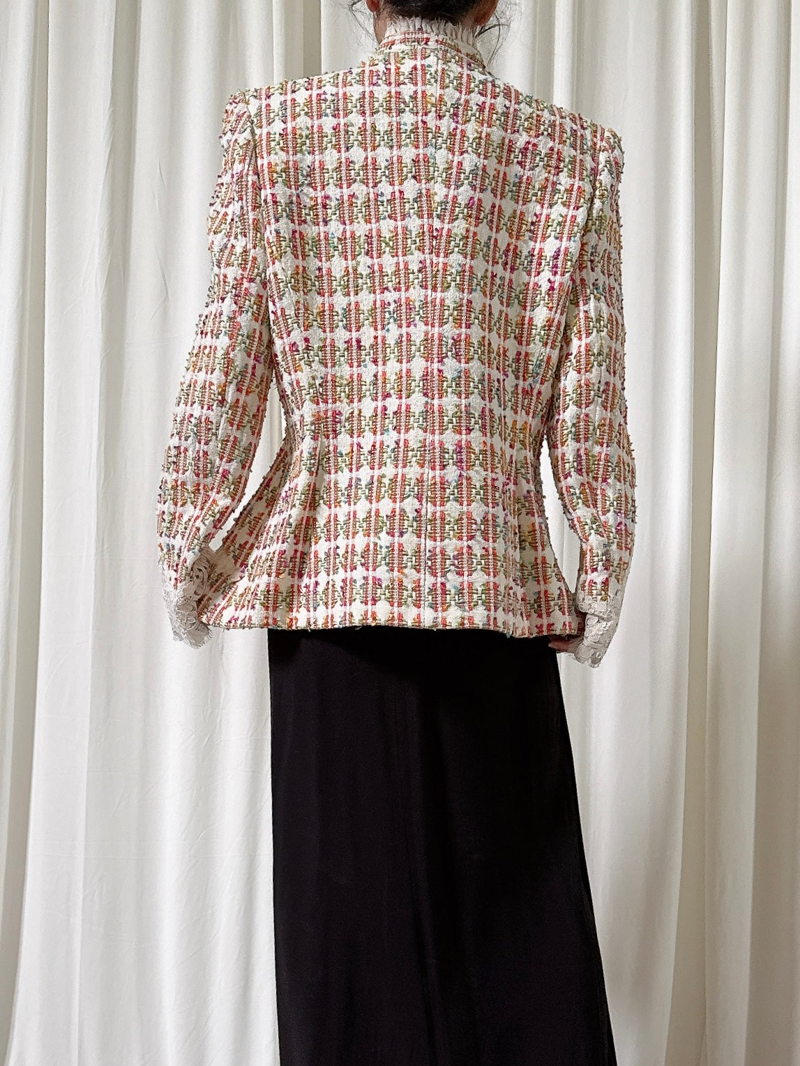 Vintage Terry White Orange Jacket - US 14