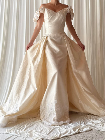 Vintage Jim Hjelm Rosette Dress - S