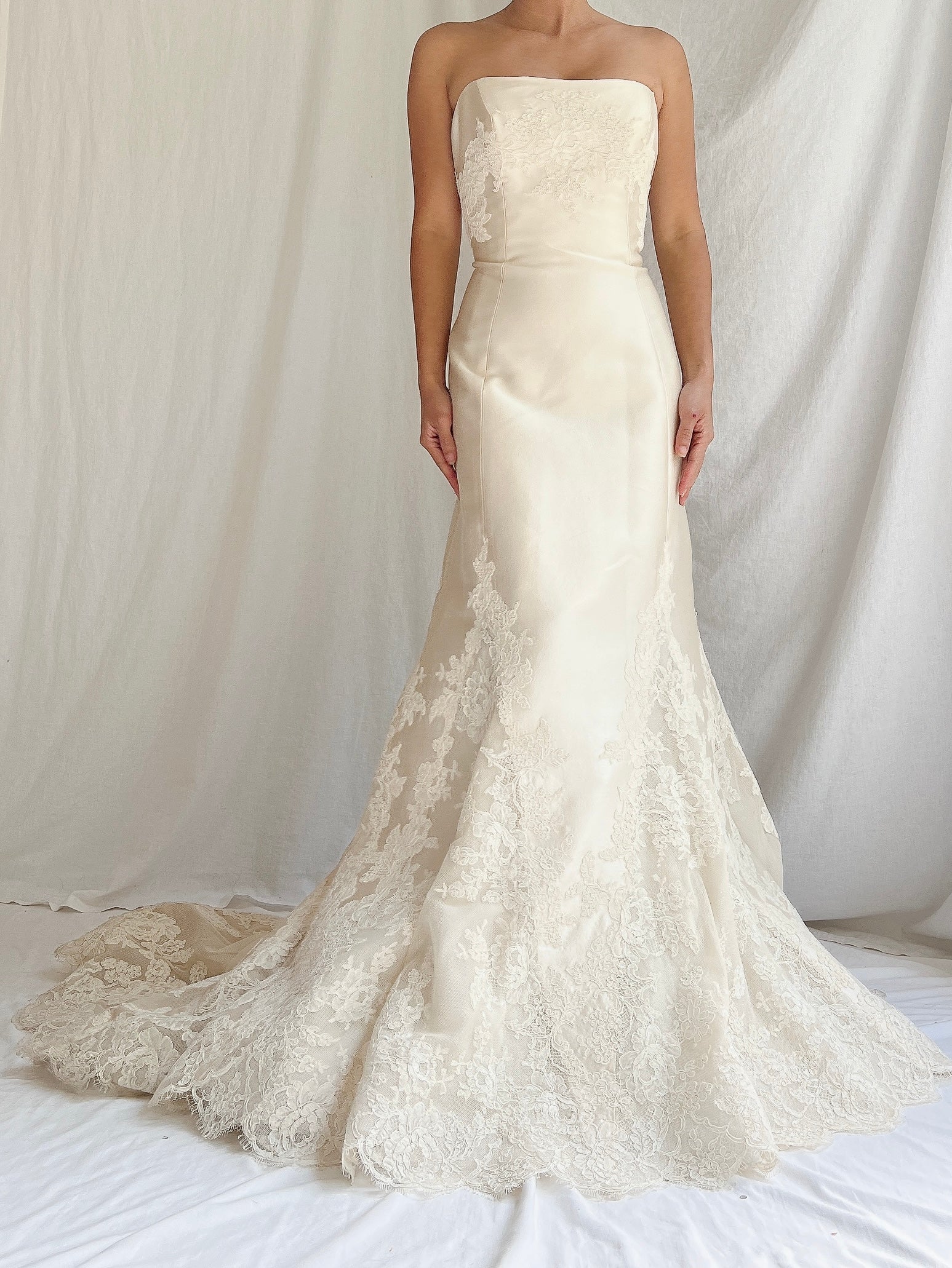 Liancarlo Couture Mikado Silk Wedding Gown - S/6