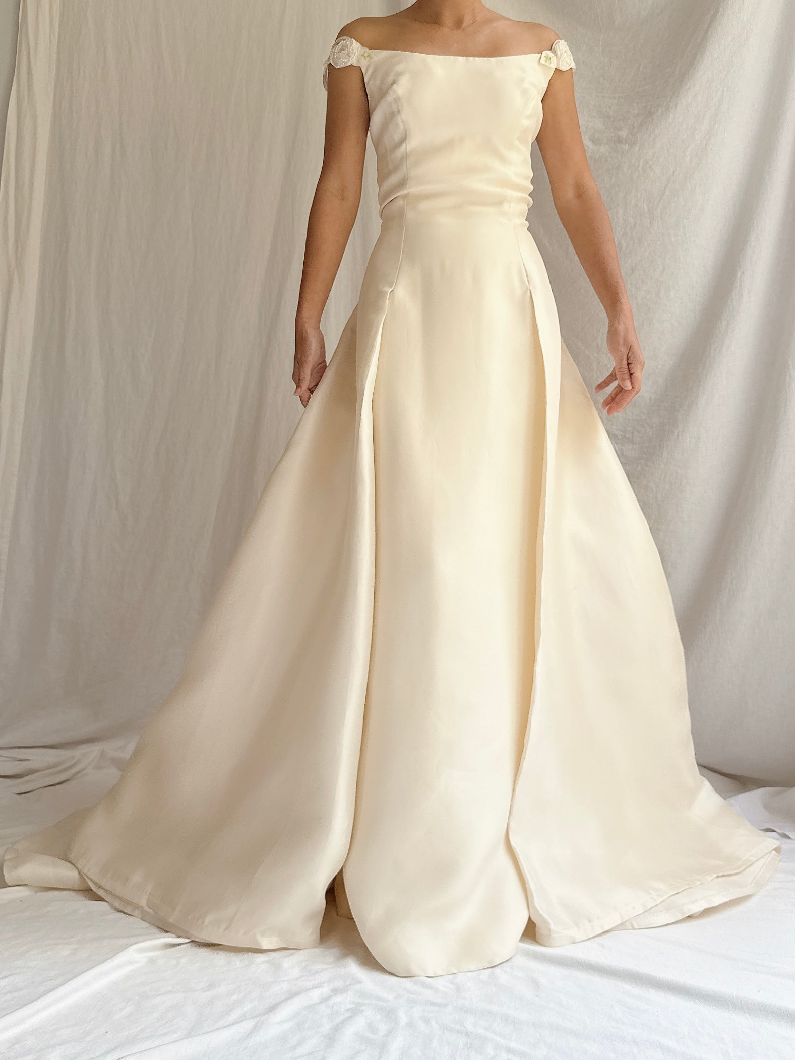 Vintage Aimee Atelier Silk Organza Gown - S