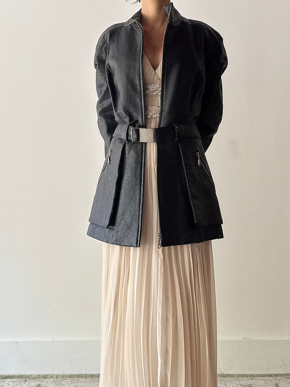 Vintage Black Mugler Trademark Jacket - M/L