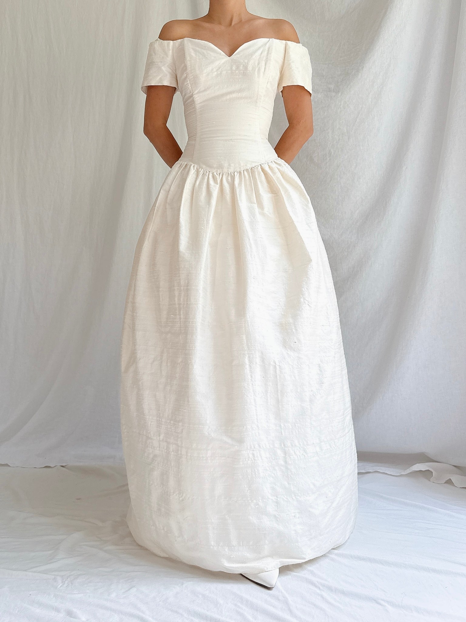 Vintage Jessica McClintock Silk Dress - S/4/6