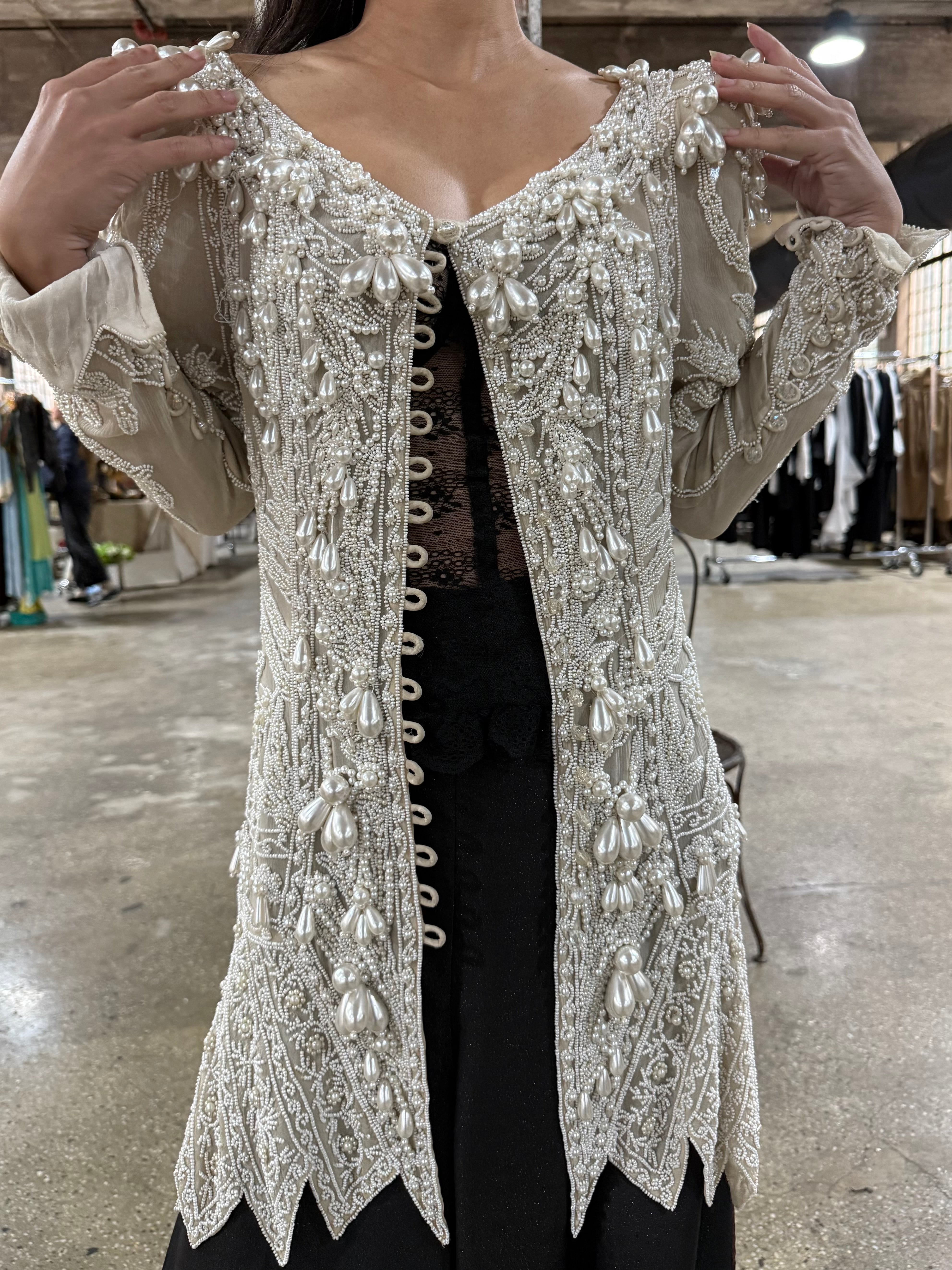 Vintage Eavis & Brown Silk Duster -XS