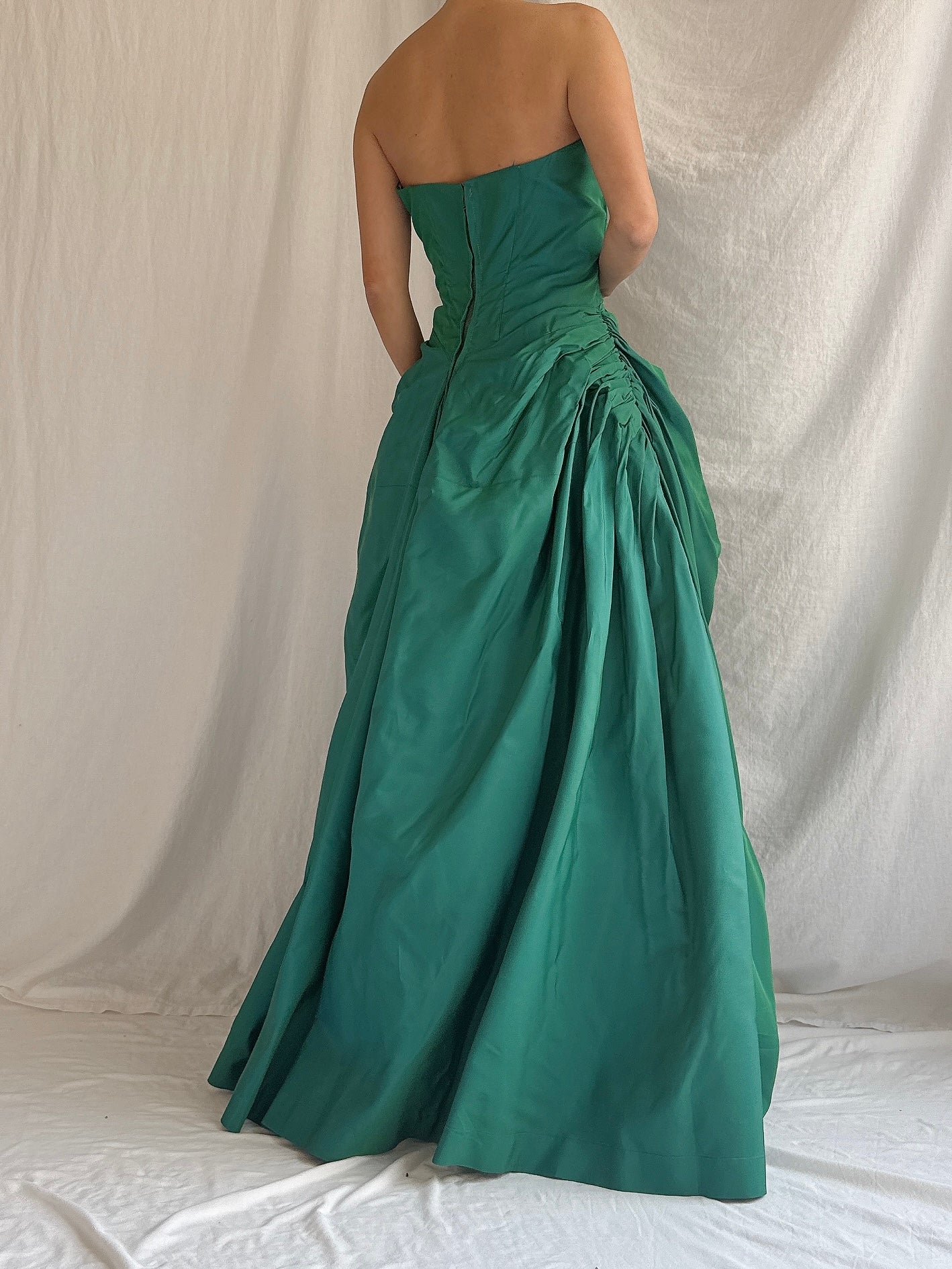 1950s Fred Perlberg Draped Gown - S/M