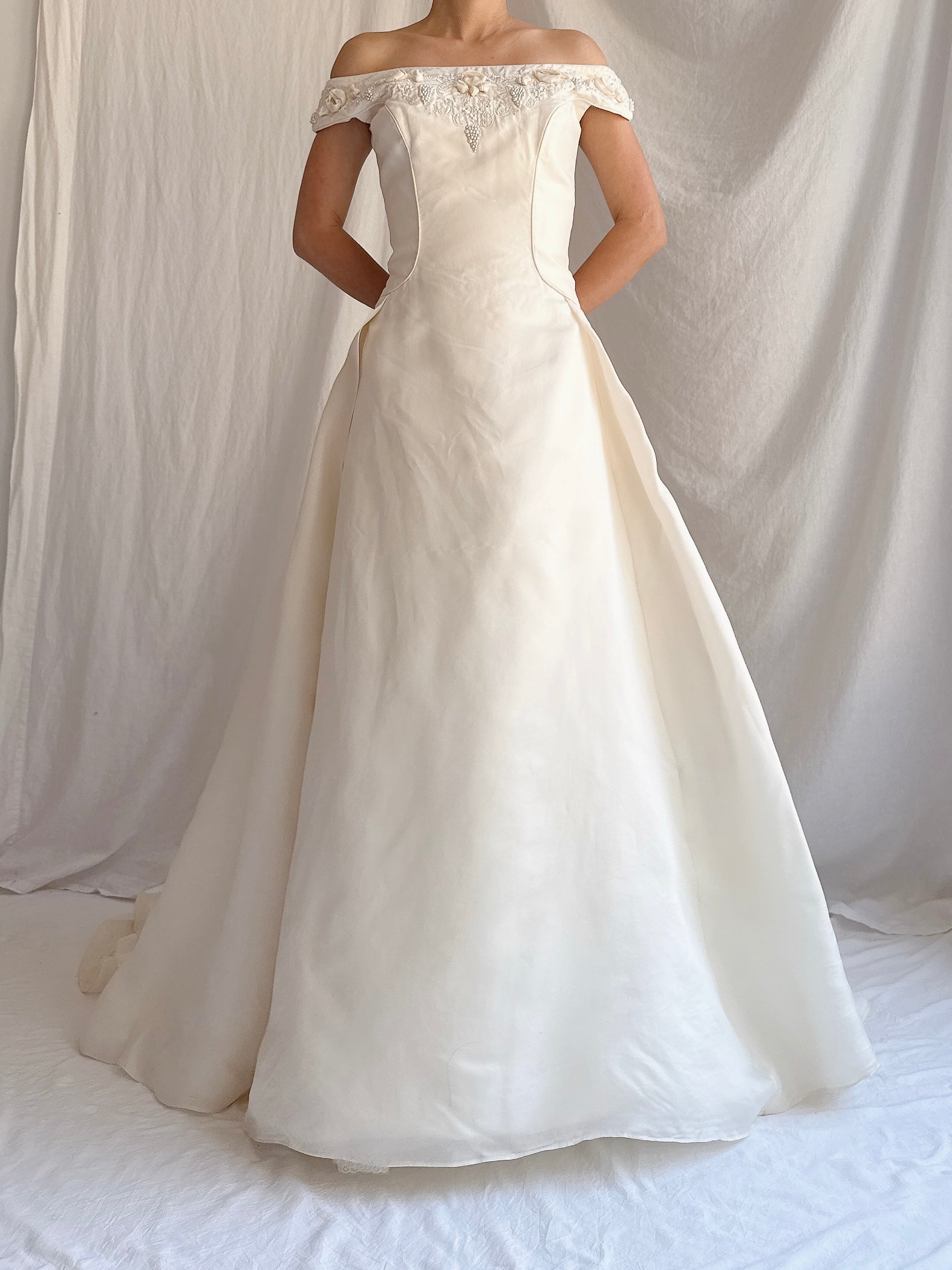 1990s Ritva Westenius Silk Gown - S/4 UK 10