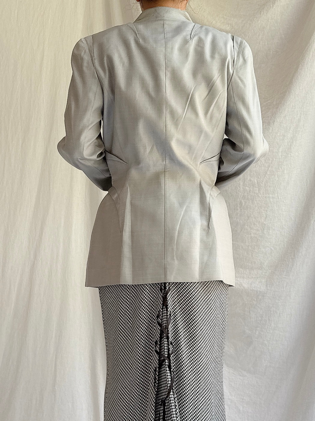 Vintage Thierry Mugler Silk Blazer (As-is) - FR 38