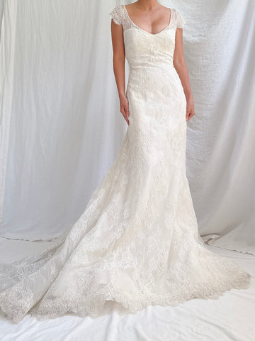 Vintage Liancarlo Couture Lace Dress - M 8
