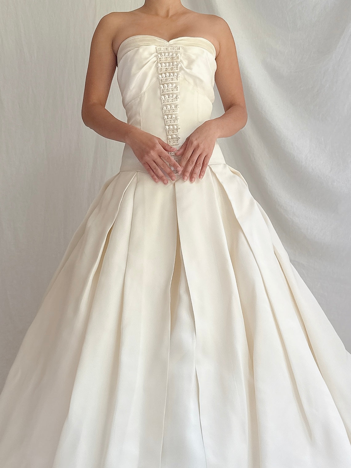 Vintage Vera Wang Silk Organza Gown - S