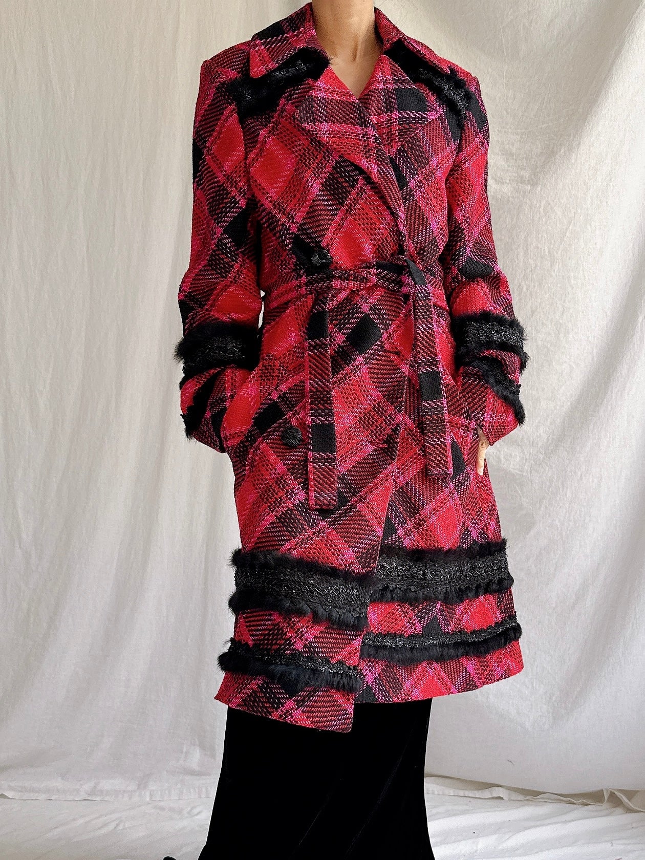 Vintage Cottonade Paris Wool/Poly Coat - M/FR44