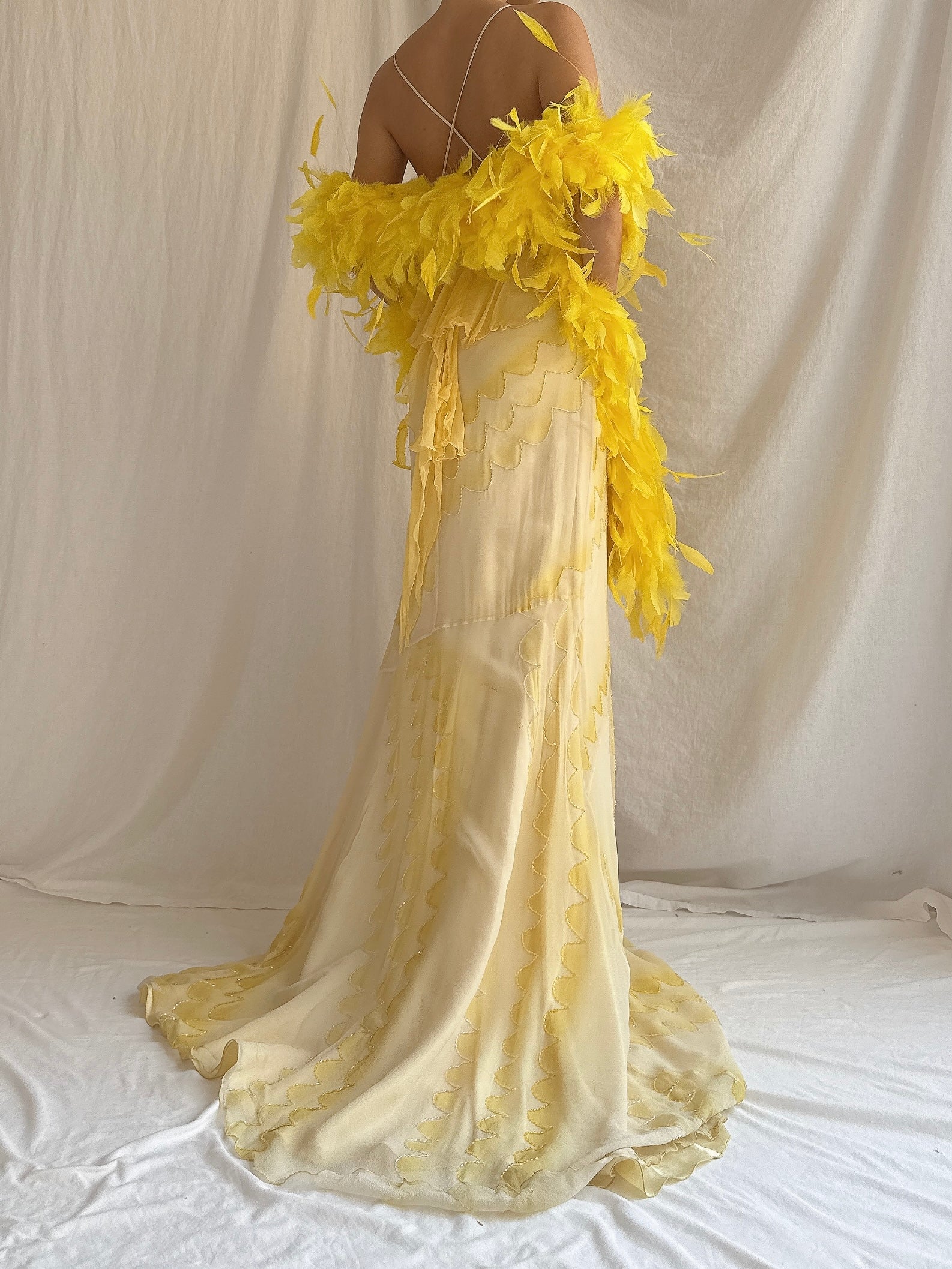 Vintage IF Couture Silk Gown - IT 44/M/L