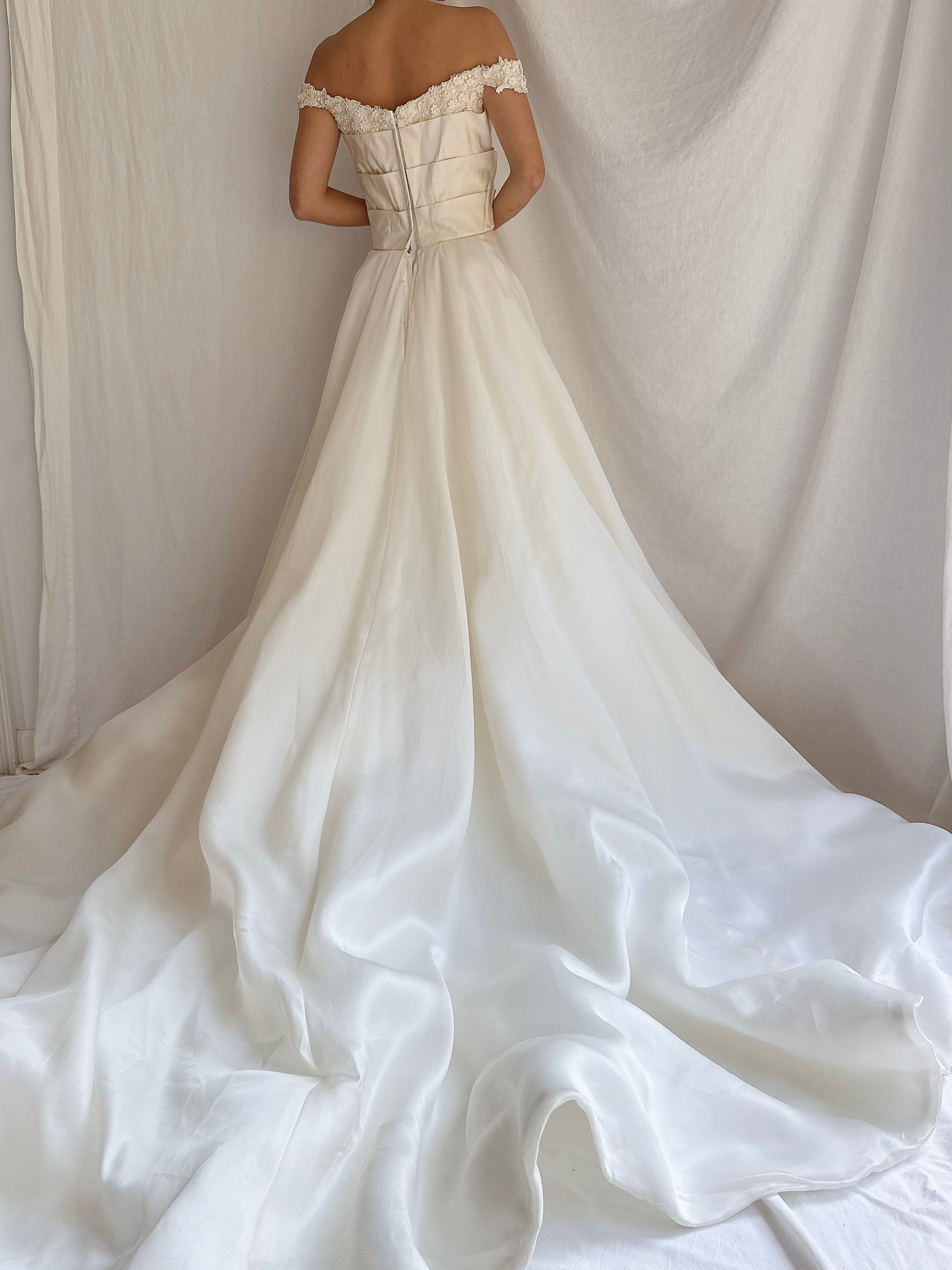 Vintage GIVENCHY Silk Organza Gown - S/4