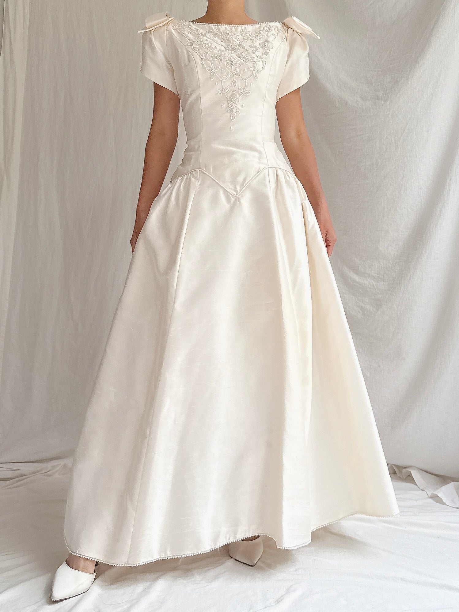 Vintage Bianchi Silk Dress - S/M