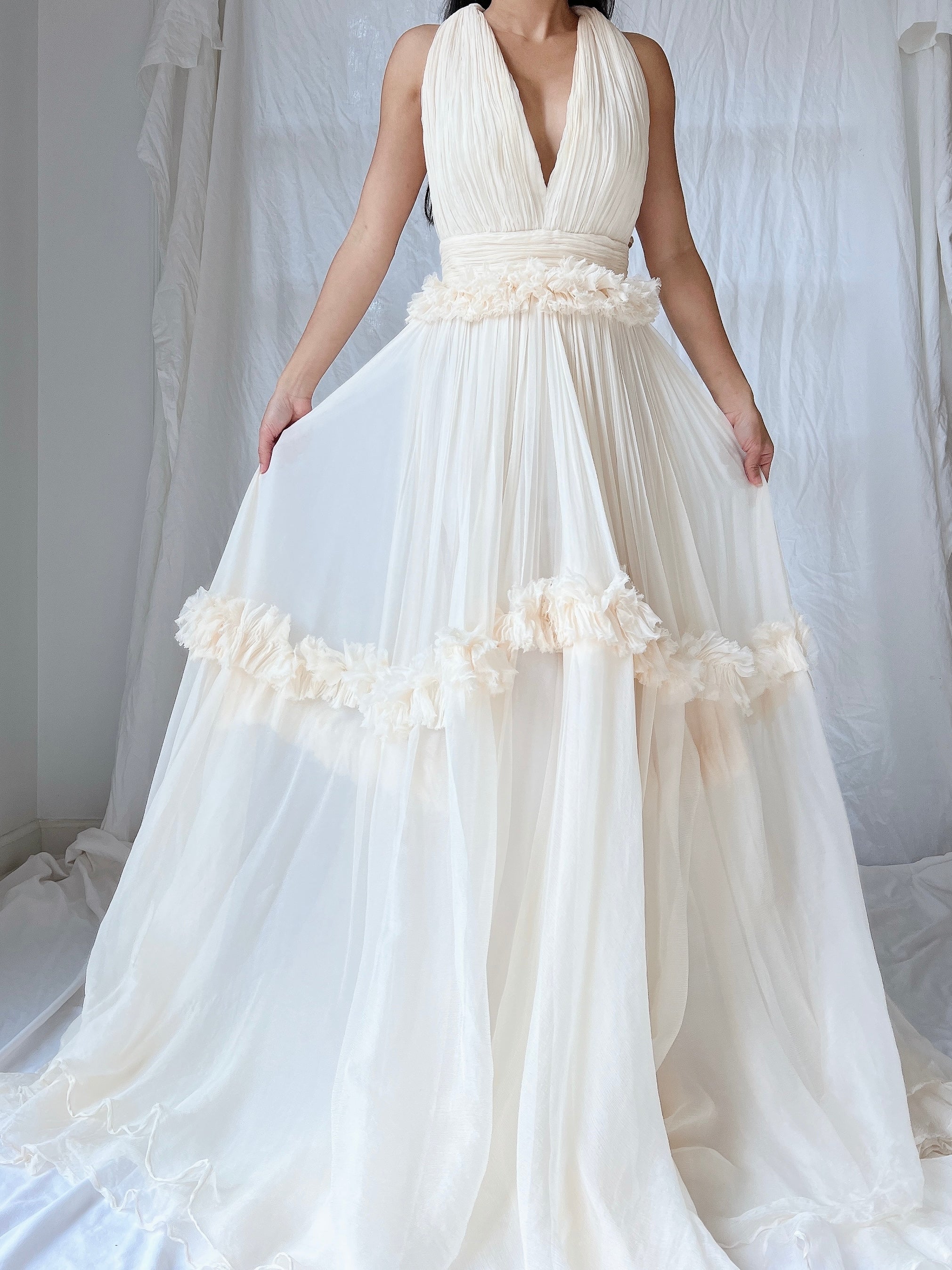Silk Maria Lucia Hohan Gown - S/4/36 | G O S S A M E R Silk Maria Lucia Hohan Gown - S/4/36 | G O S S A M E R