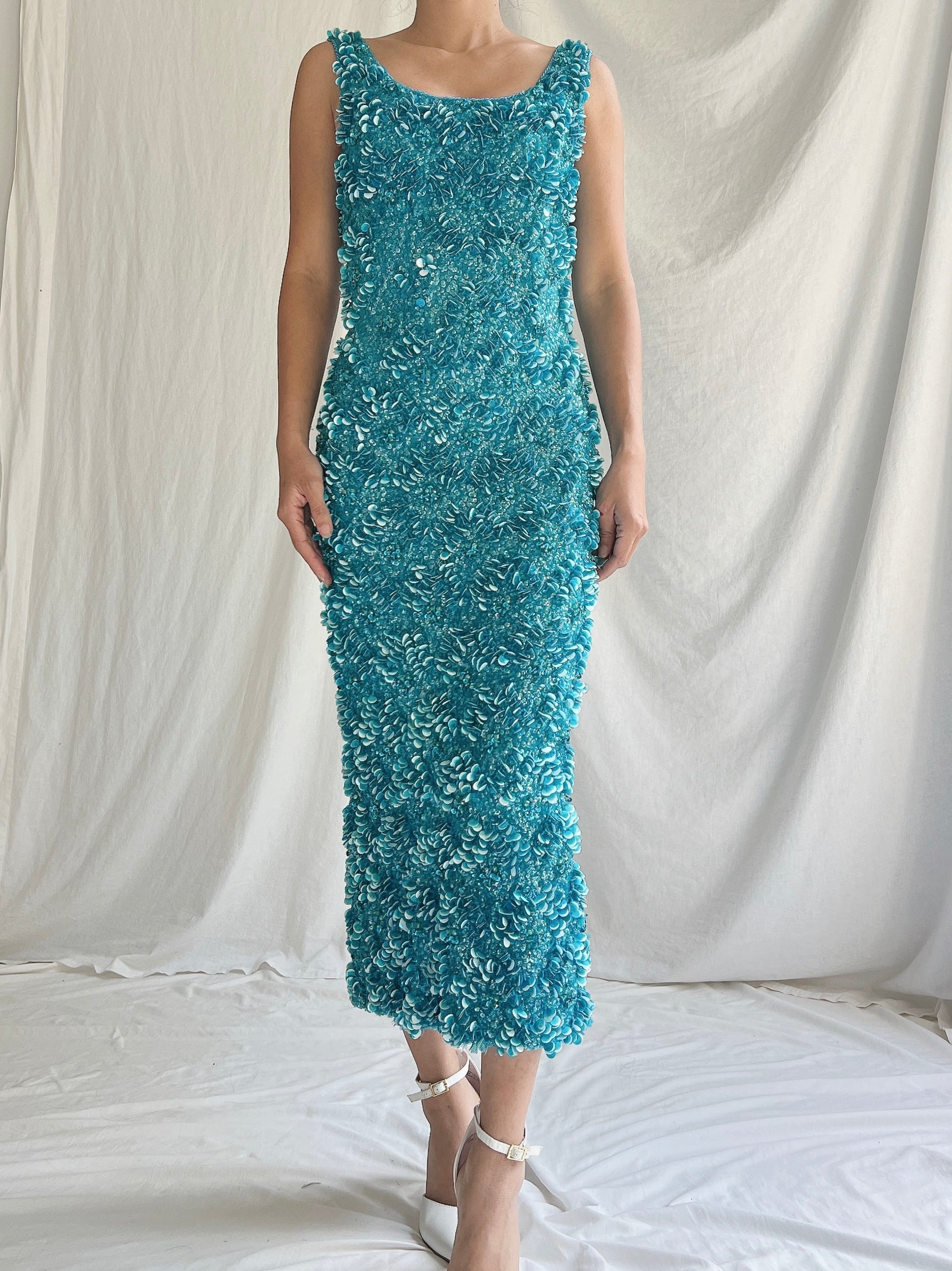 1960s Sequins Dress - S