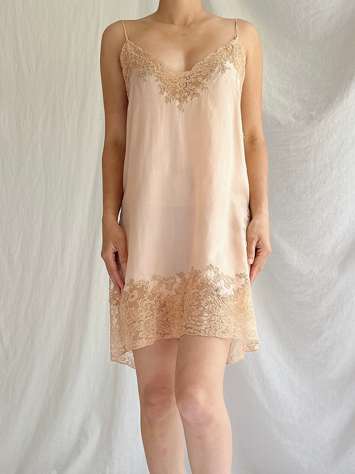 1930s Silk Teddy/Slip - M