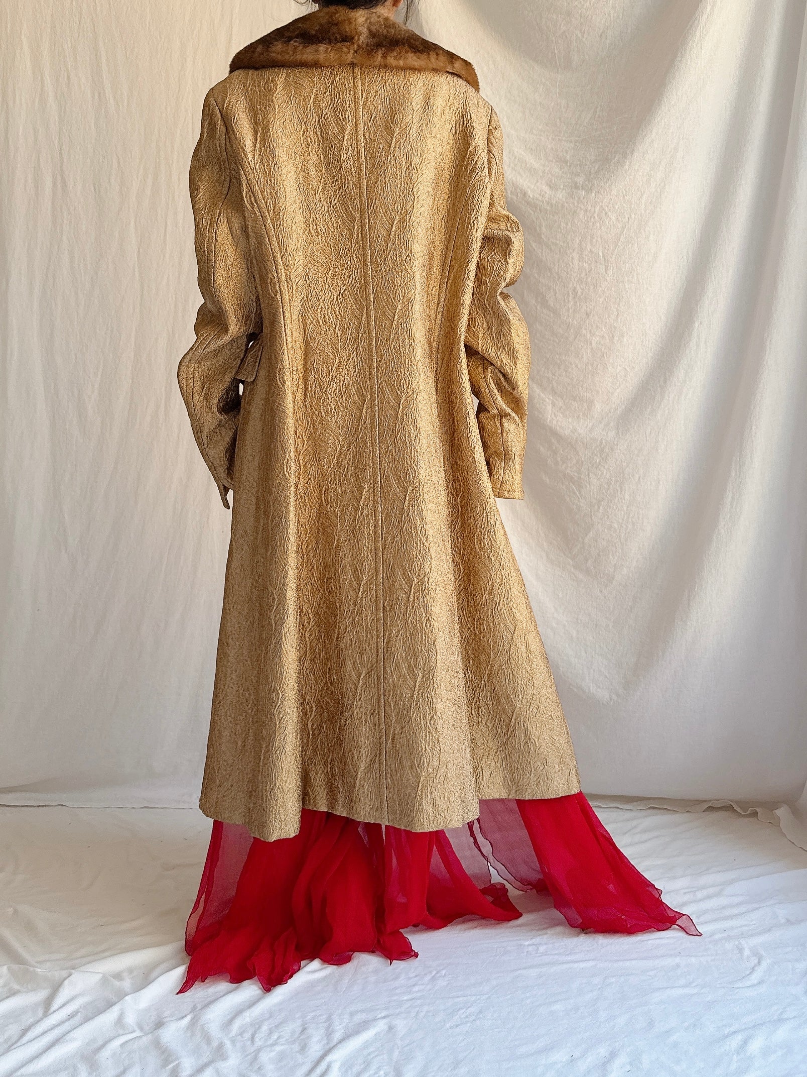 Vintage Alberta Ferretti Lame’ Coat - M