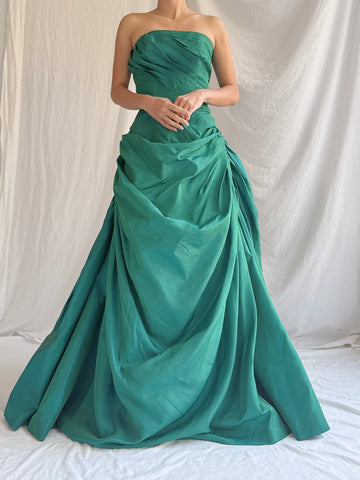 1950s Fred Perlberg Draped Gown - S/M