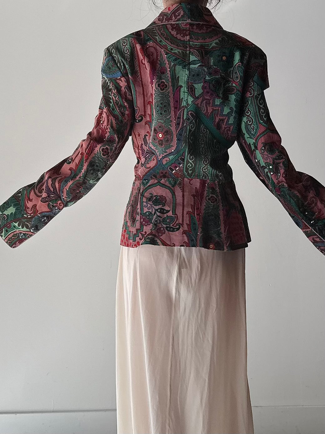 Vintage Serena K Cotton Velvet Jacket - FR44