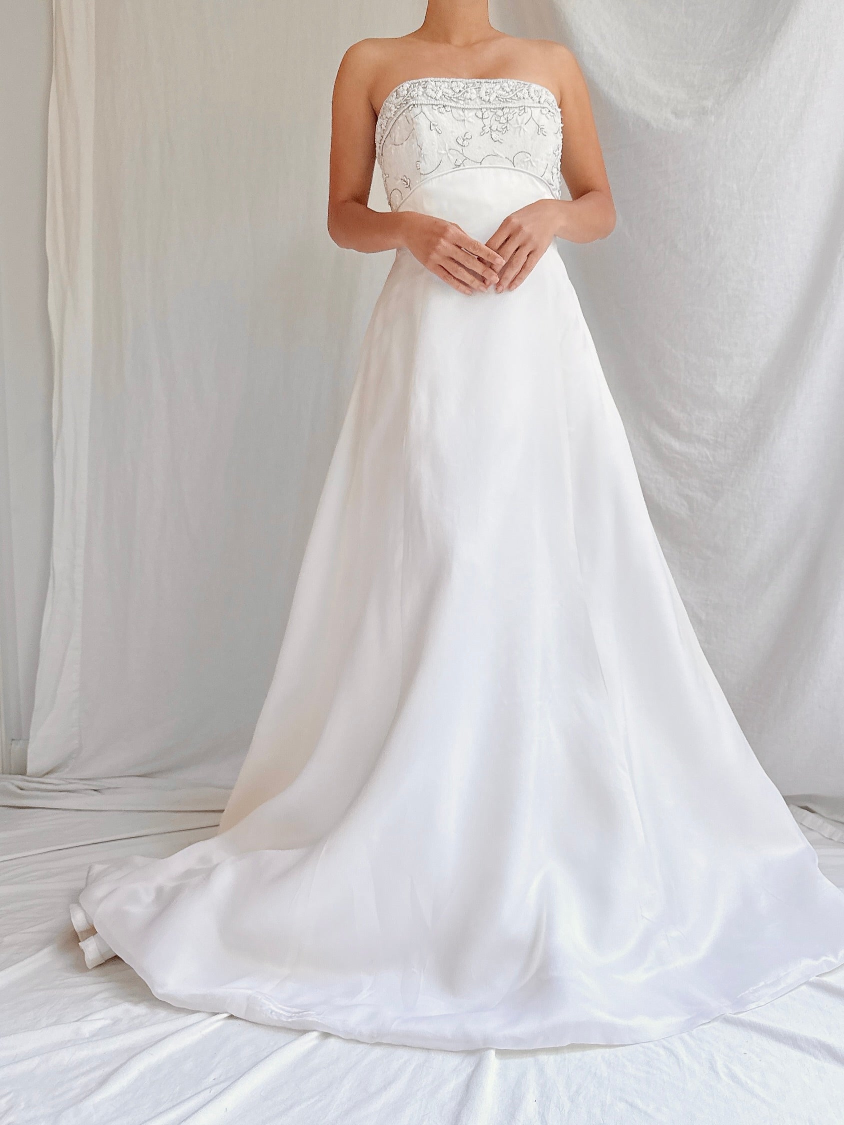 Vintage GIVENCHY Embellished Silk Organza Gown - S/4