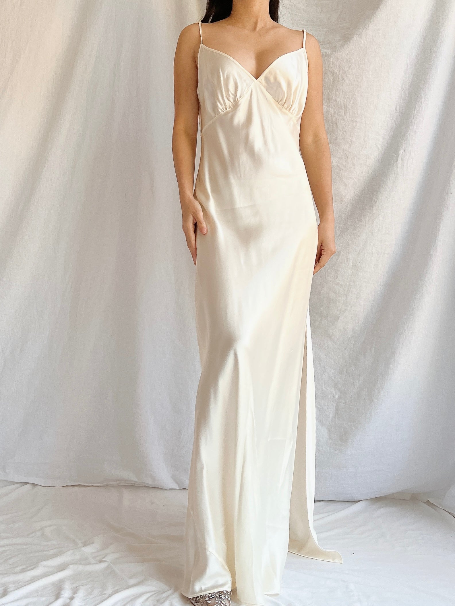 2000s Silk Bias Cut Slip Dress - M | G O S S A M E R 2000s Silk Bias Cut Slip Dress - M | G O S S A M E R