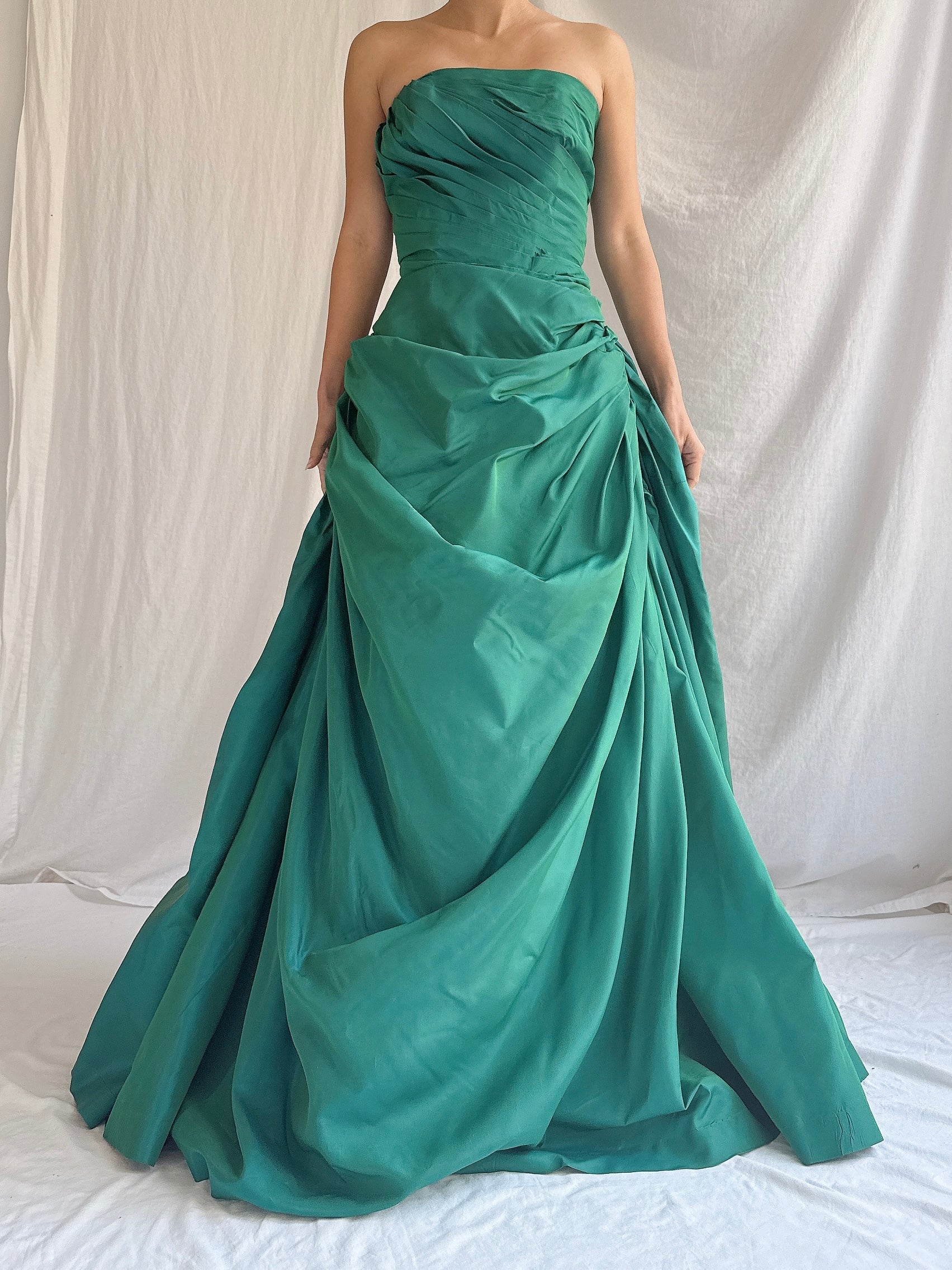 1950s Fred Perlberg Draped Gown - S/M