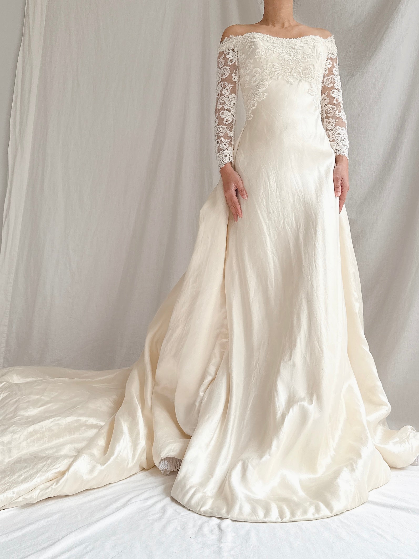 Vintage Lorenzo Caprile Couture Silk Gown - S/4/6