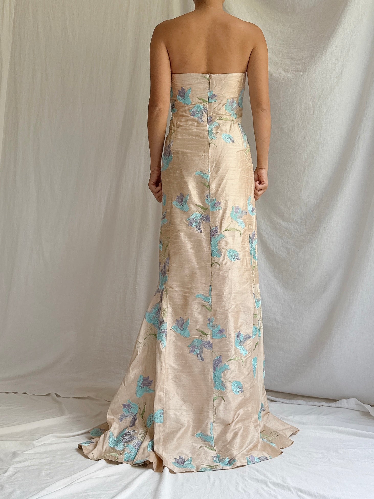 Vintage Silk Paule Vasseur 2-Piece Set - M