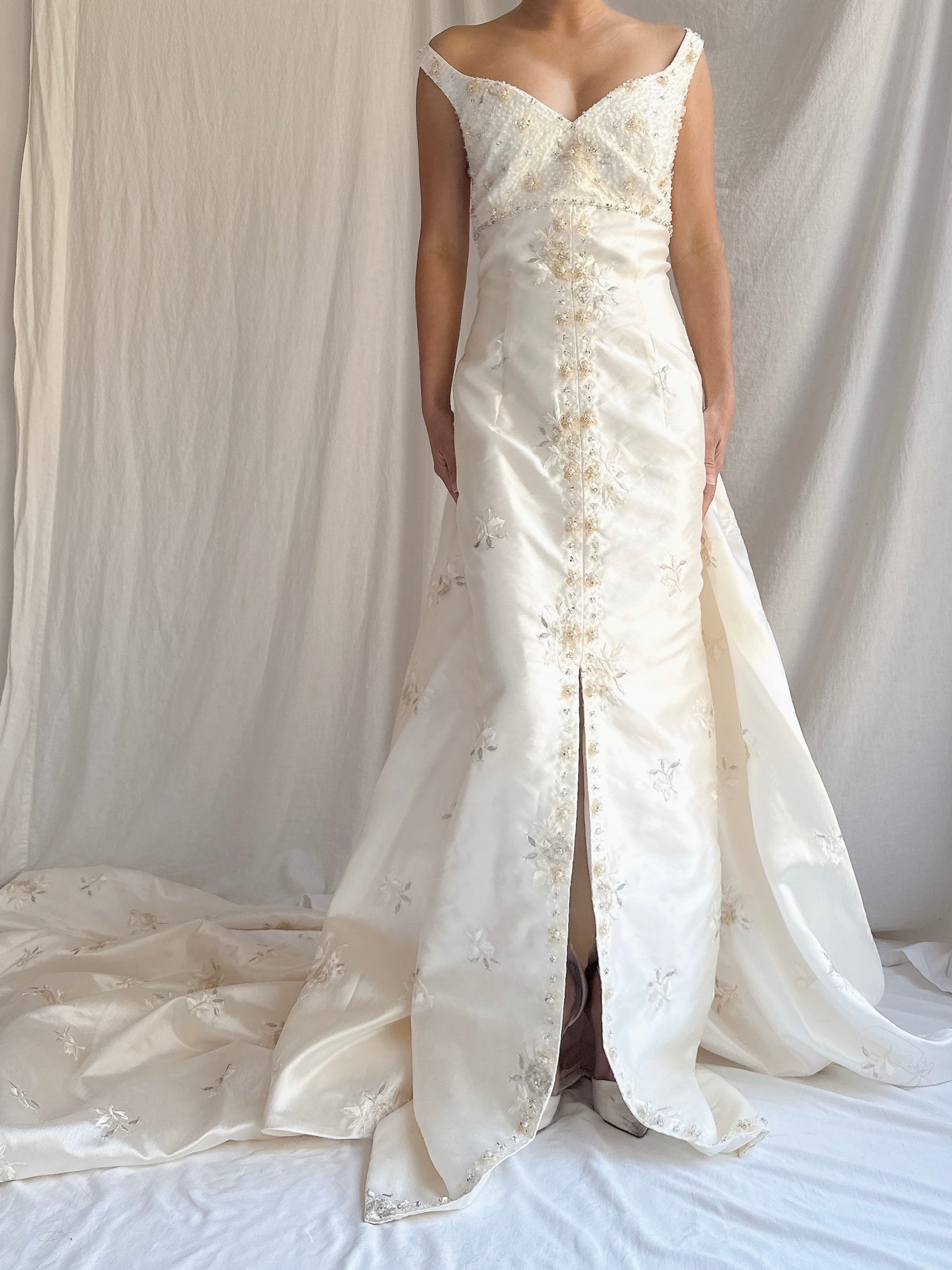 Vintage Embroidered 2-Piece Dress - M