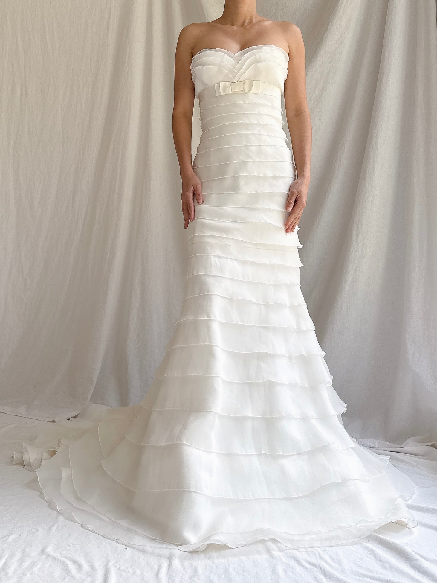 Vintage Ruffle Organza Dress - S/4