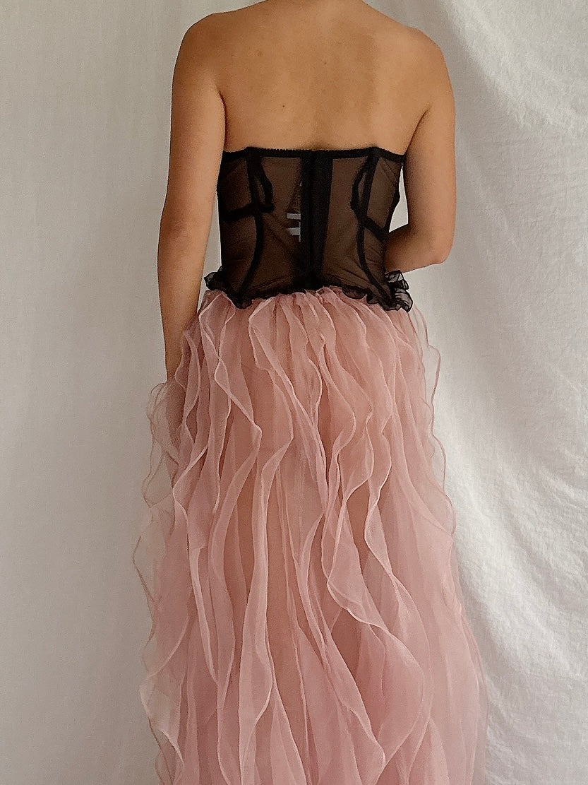 Vintage VS Lace Bustier - M 36B
