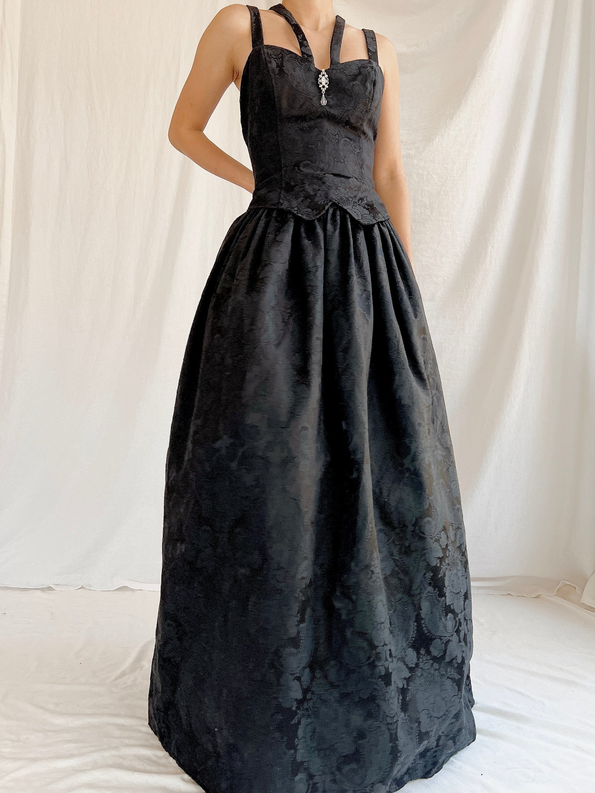 Vintage Jessica McClintock/Gunne Sax Brocade Dress - XS | G O S S A M E R Vintage Jessica McClintock/Gunne Sax Brocade Dress - XS | G O S S A M E R
