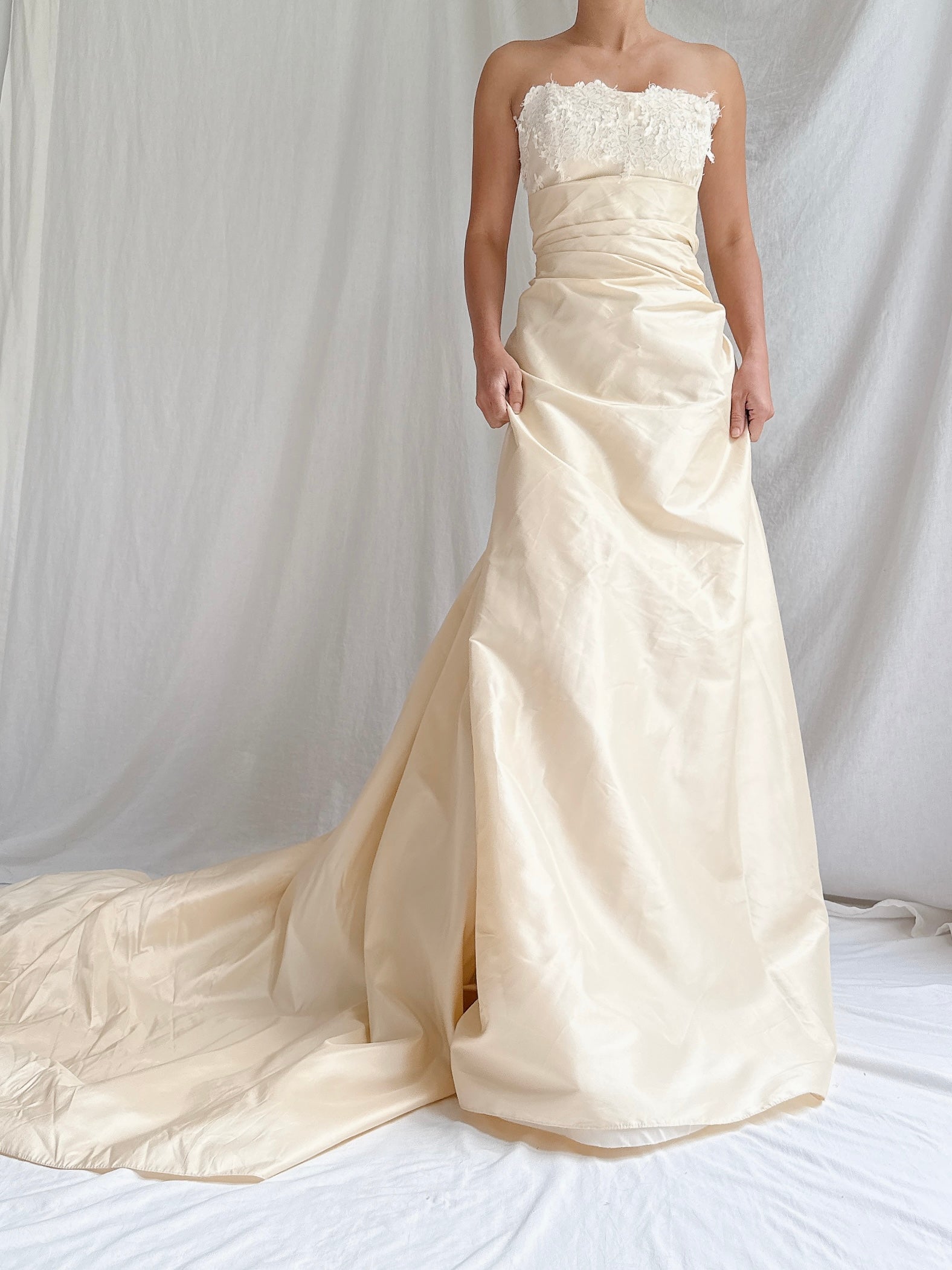 Vintage Cymbeline Paris Silk Gown - FR 40/ US 4-6
