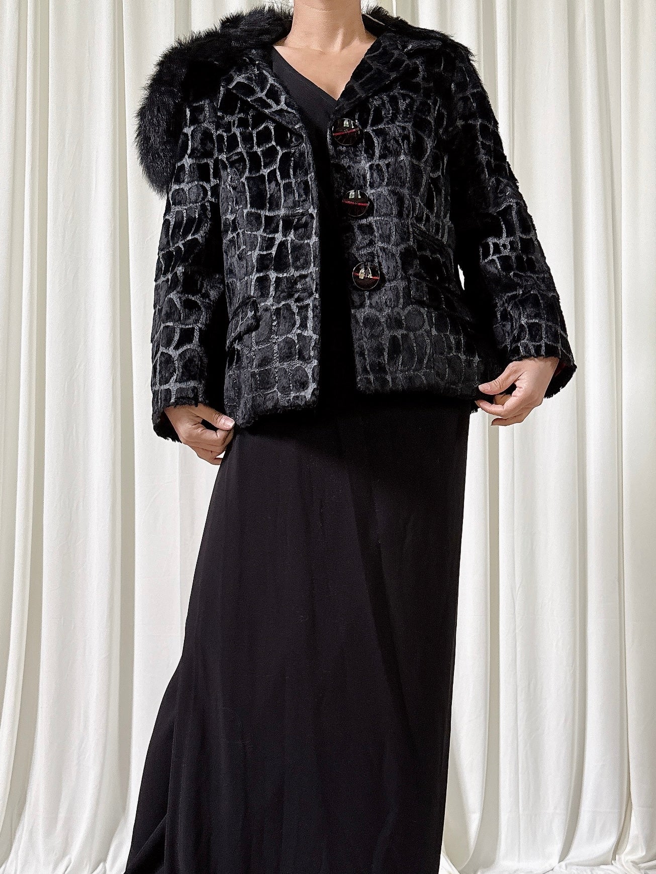 Vintage Futura Black Jacket - 44