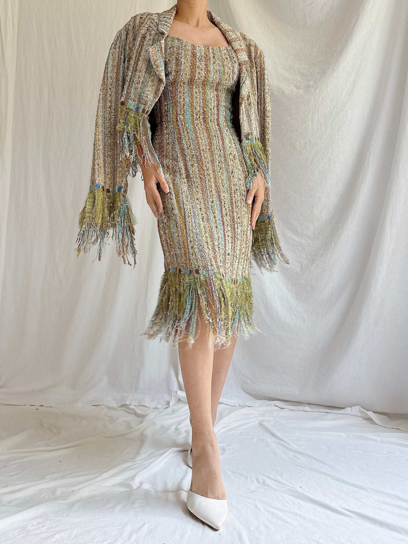 Vintage Jiki Paris Tweed Set - FR 44
