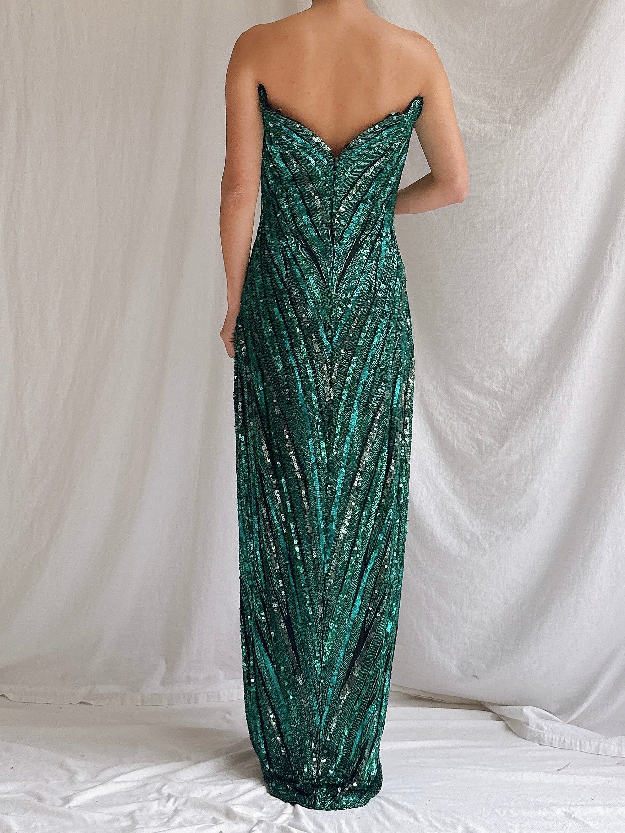 1990s Bob Mackie Sequin Dress - S/6