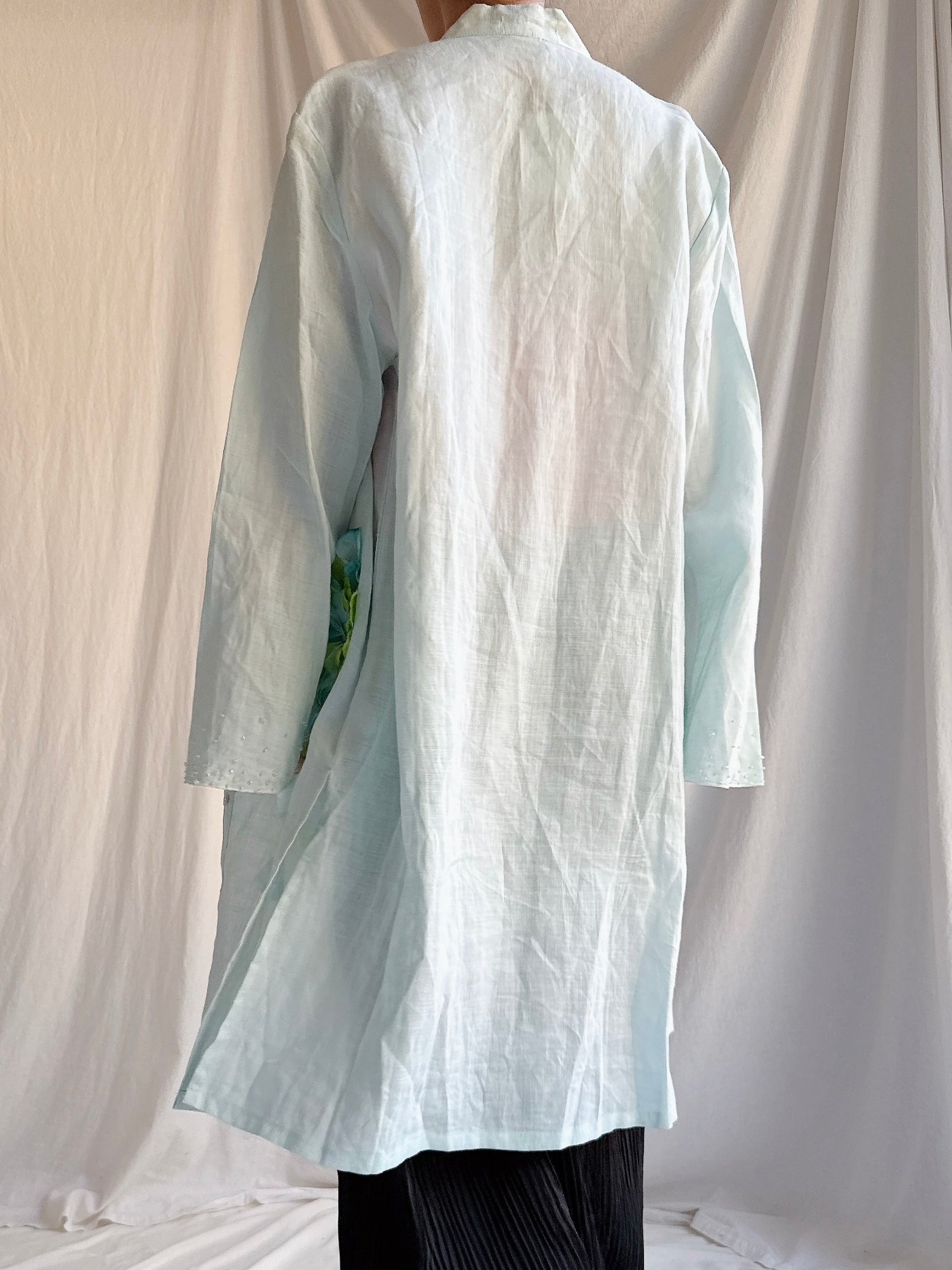 Vintage Butler Wilson Linen Duster - M