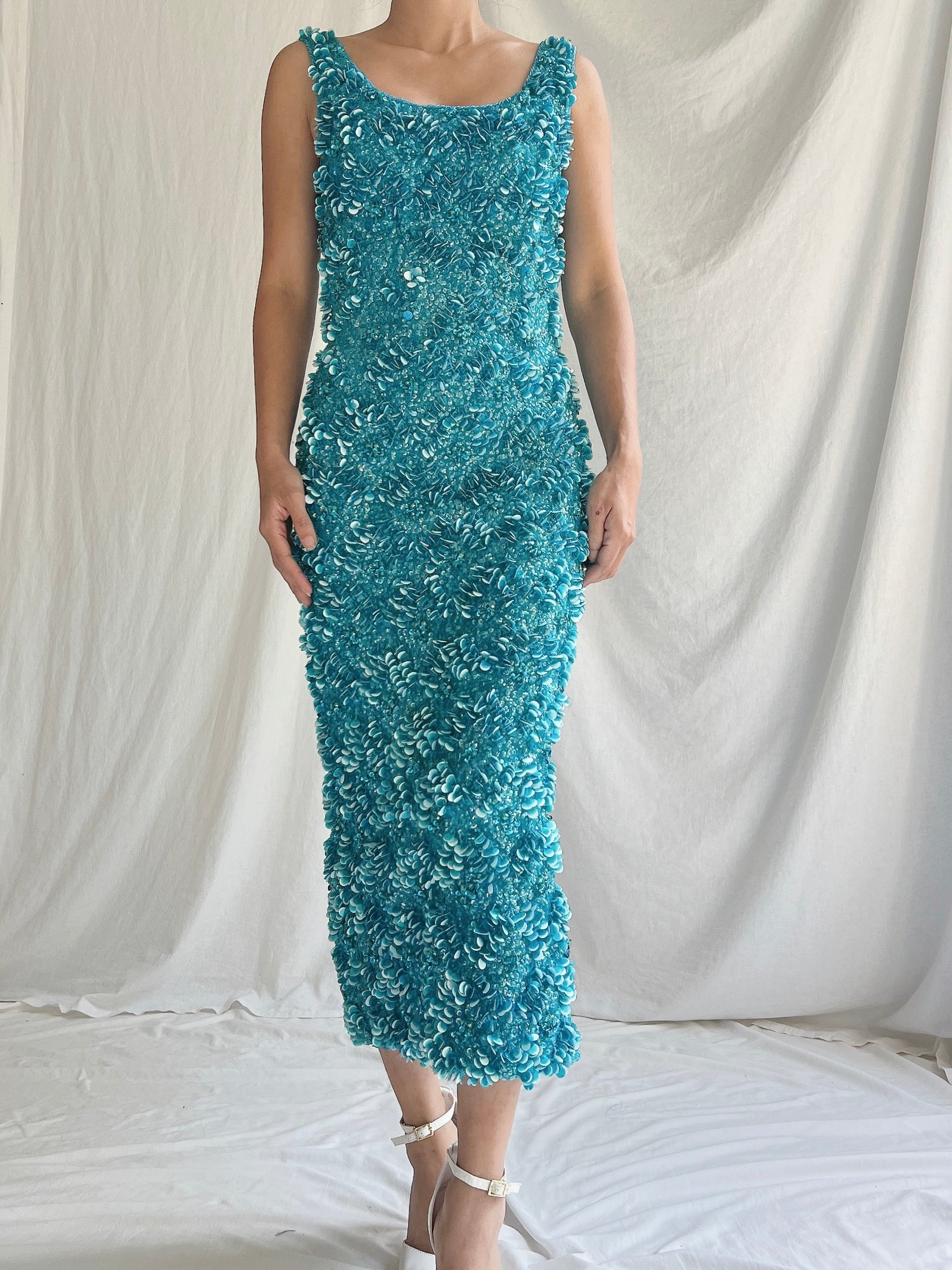 1960s Sequins Dress - S