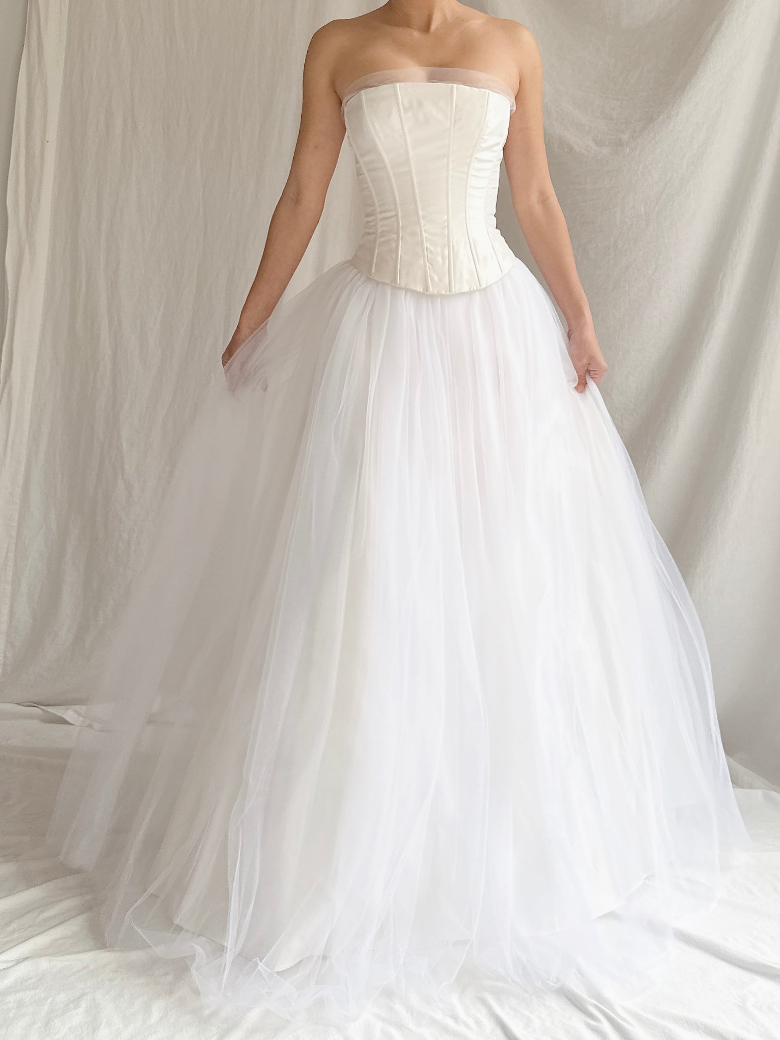 Vintage Gunne Sax Strapless Tulle Gown - XS/2
