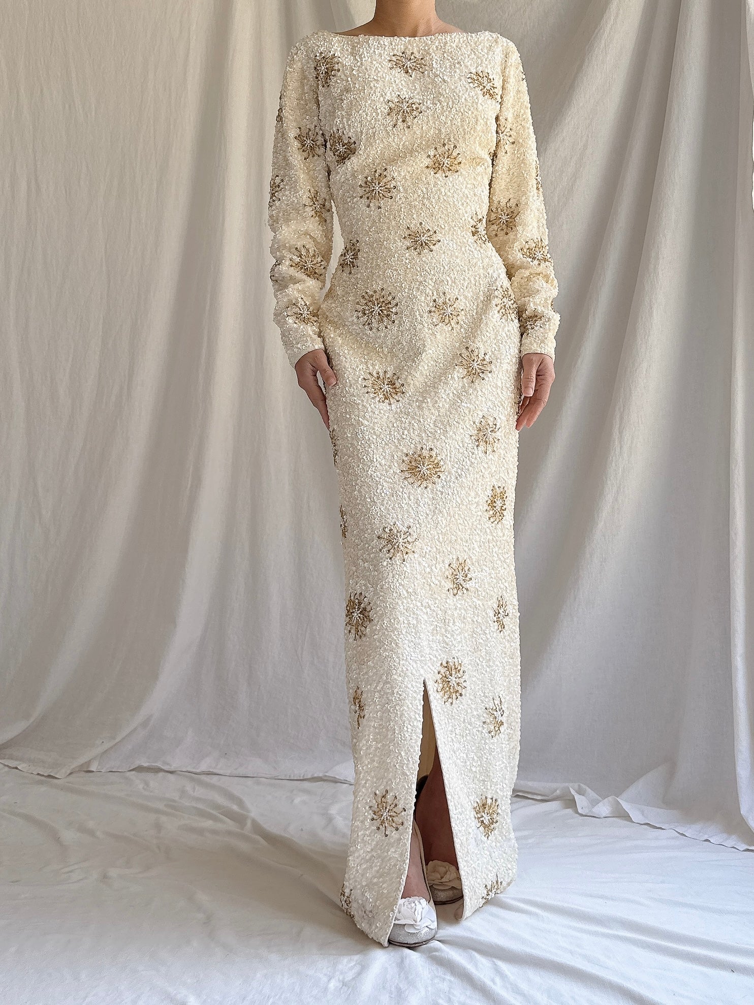 vintage white beaded dress Vintage Mini Dress with Pearl Beading Ragstock
