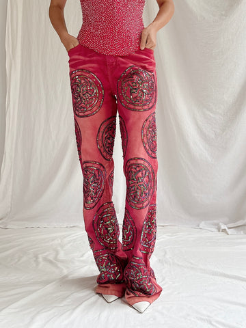 Vintage San Blas Embellished Pants - M