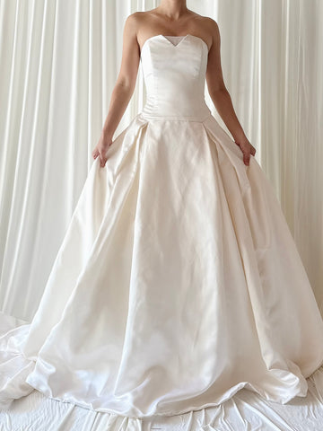 00 Reem Acra Strapless Gown - 4/6