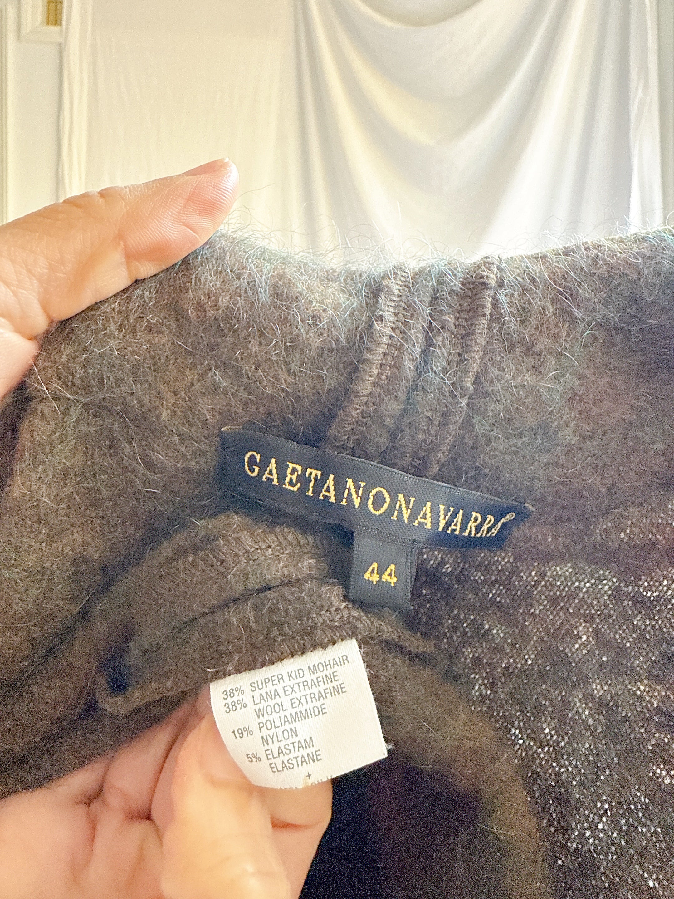 Vintage Gaetanavarro Mohair/Wool Jacket - M/44