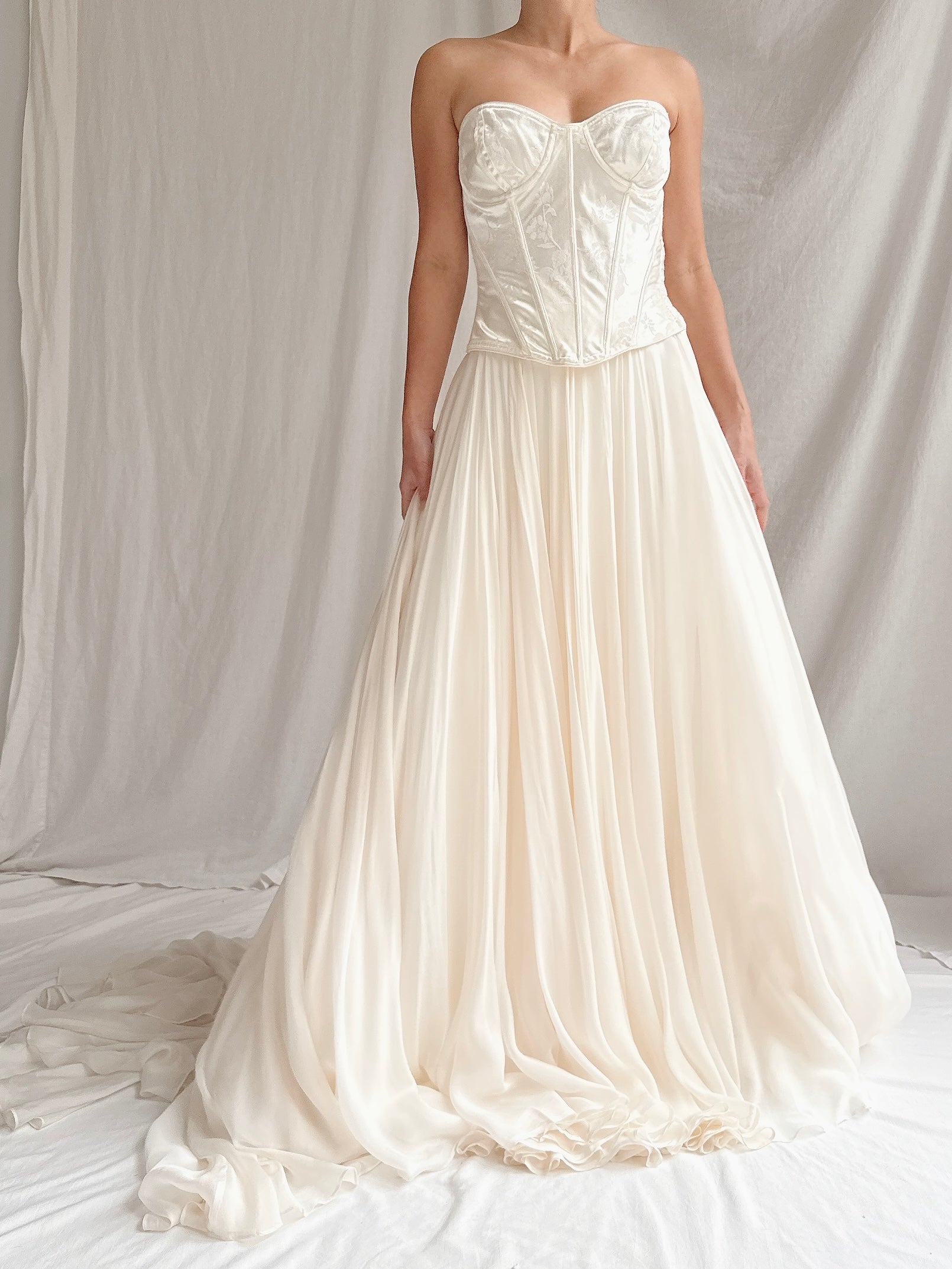 Vintage Silk 2-Piece Set - S-M