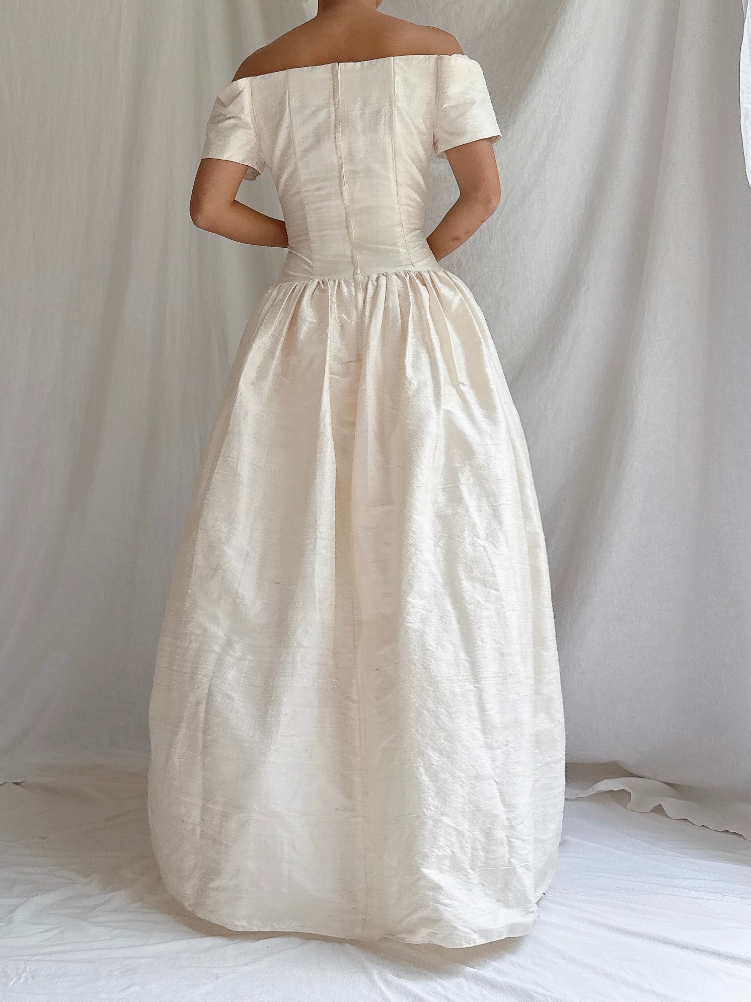Vintage Jessica McClintock Silk Dress - S/4/6