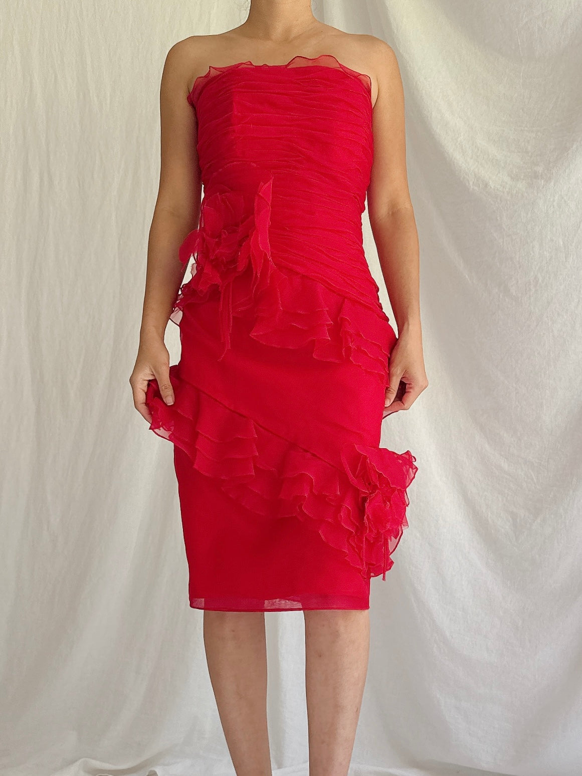 Vintage Silk Organza Dress - M/8