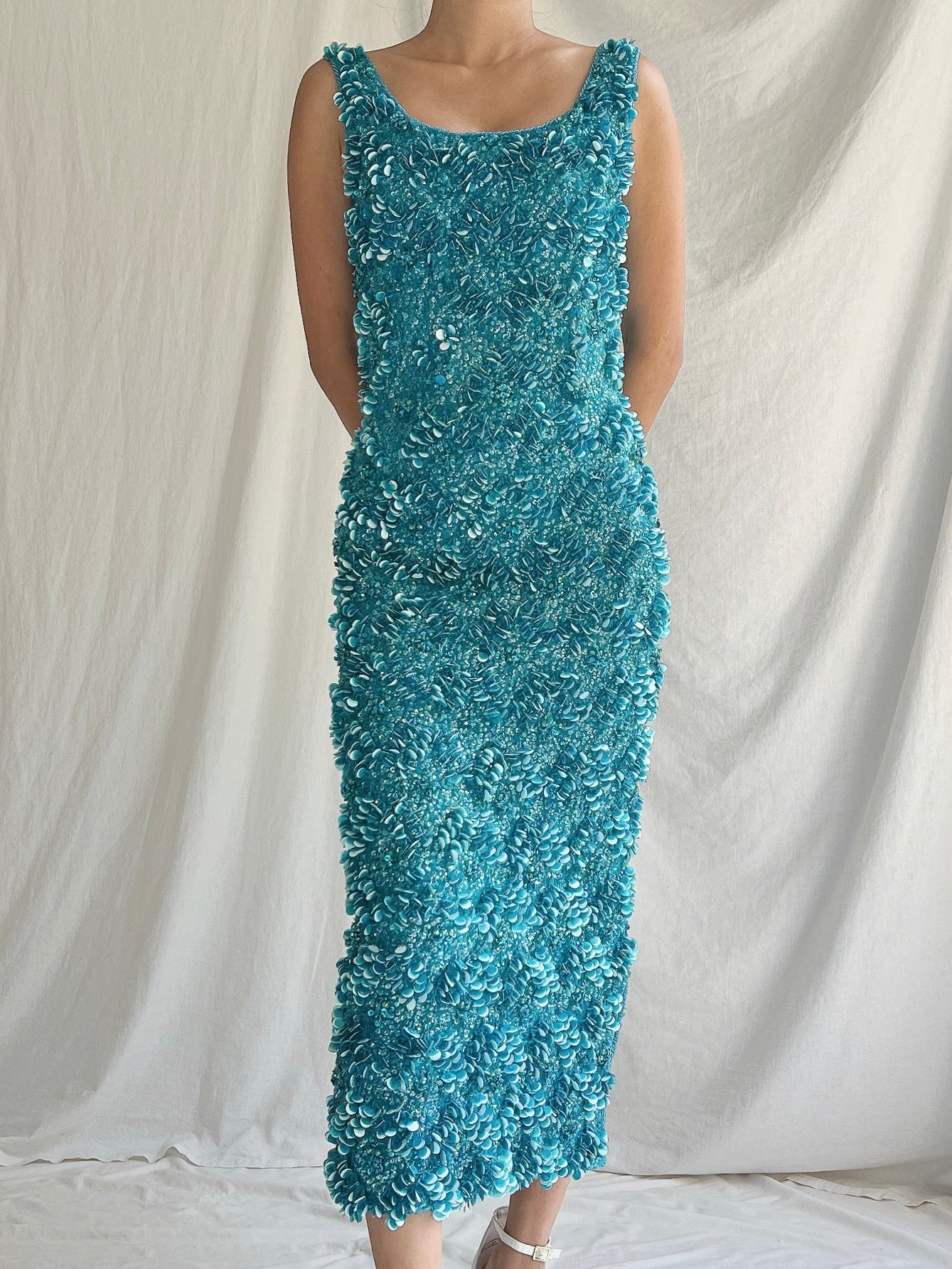 1960s Sequins Dress - S