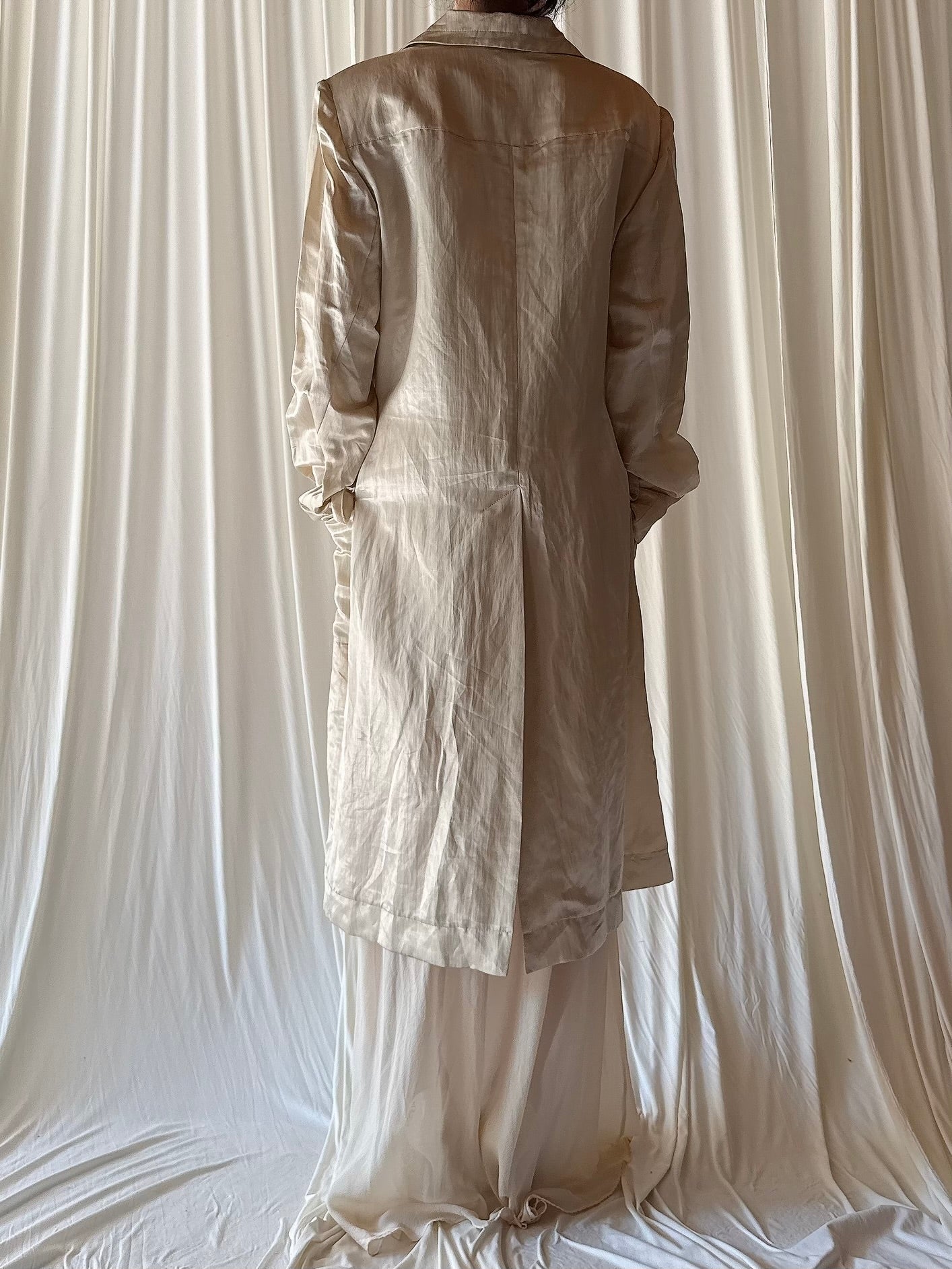 Vintage Betty Jackson Satin Duster - M/L