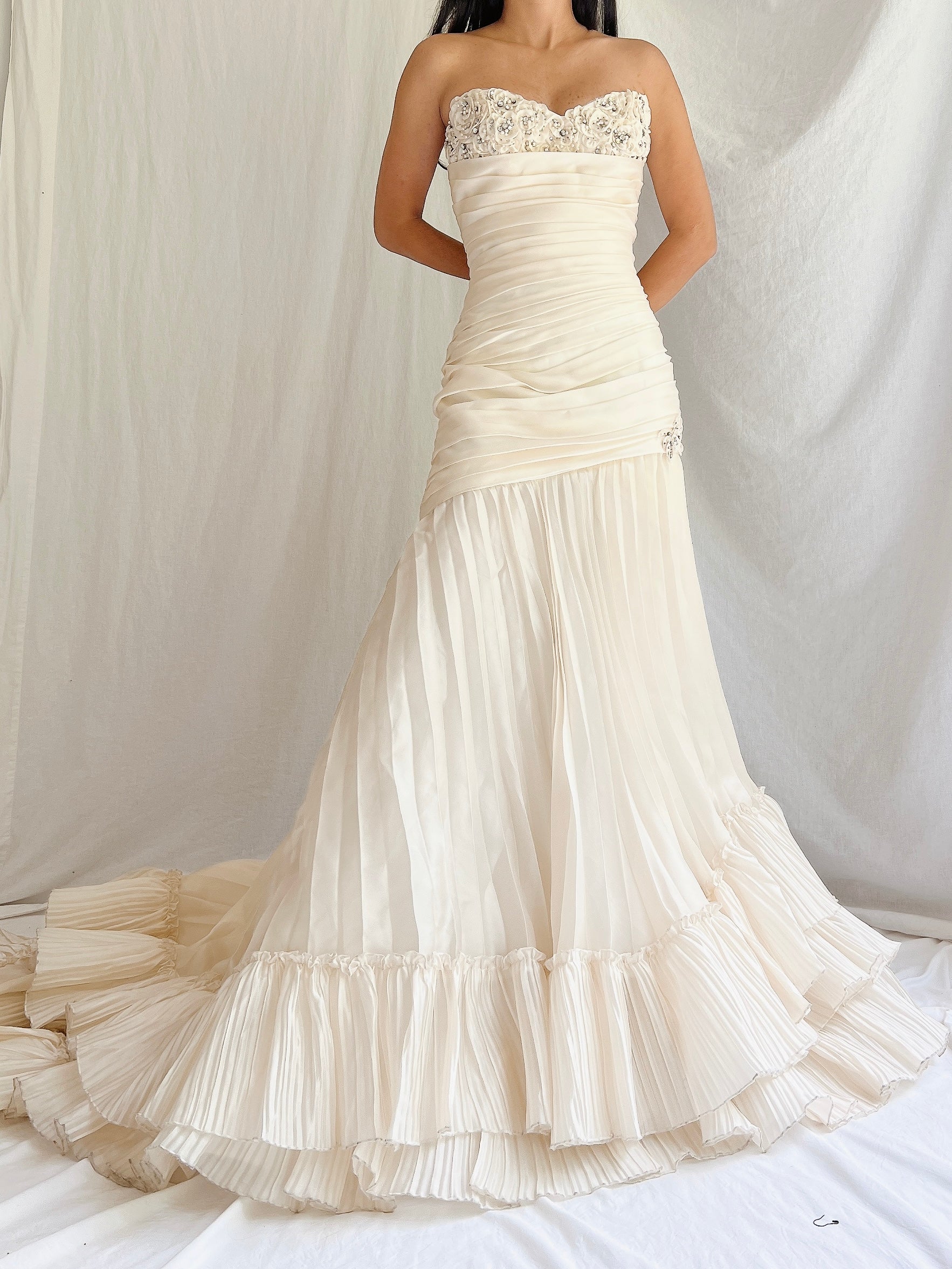 Liancarlo Couture Silk Organza Gown - S/6