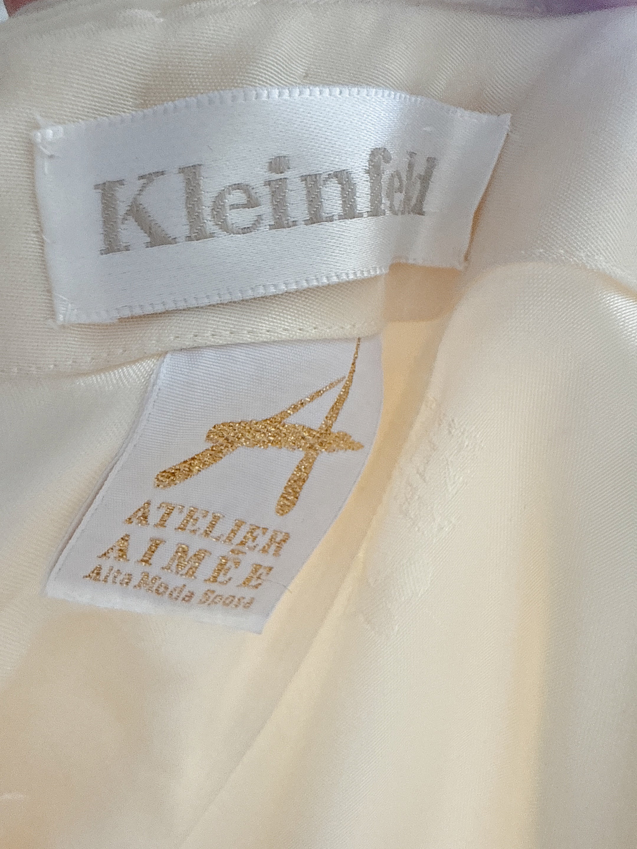 Vintage Aimee Atelier Silk Organza Gown - S