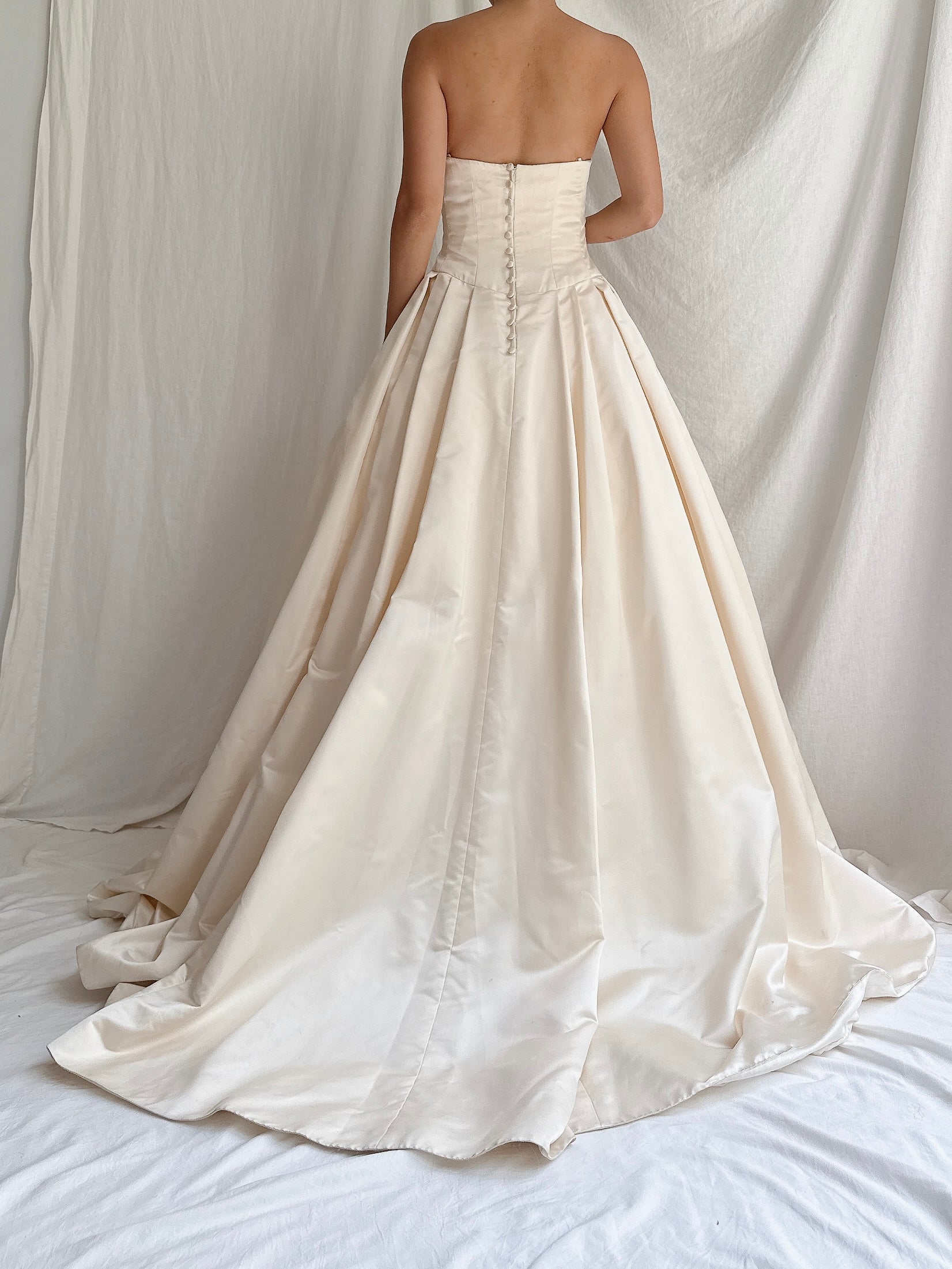 1990s Wearkstatt Silk Gown - S/M 8